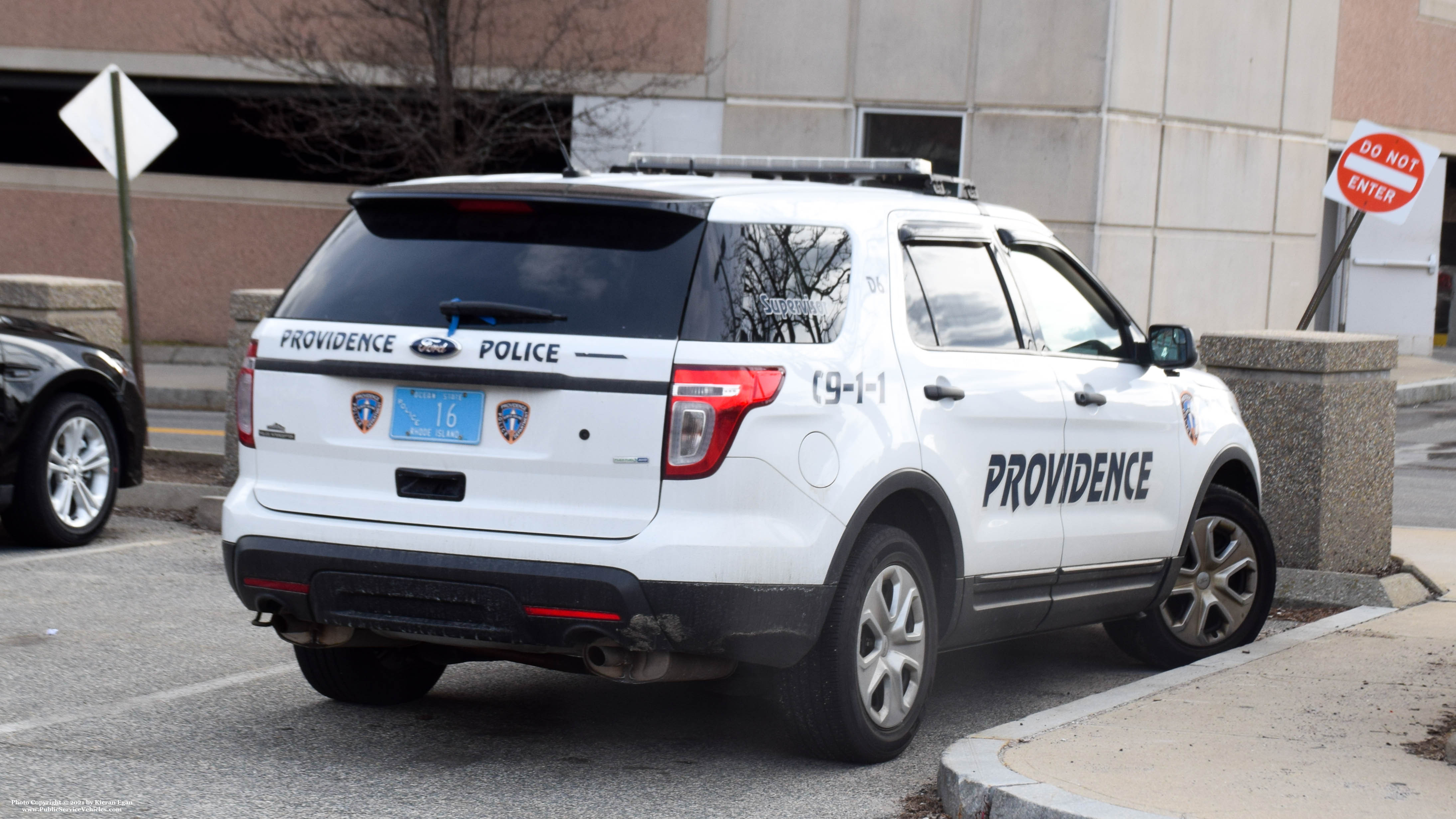 A photo  of Providence Police
            Cruiser 16, a 2015 Ford Police Interceptor Utility             taken by Kieran Egan