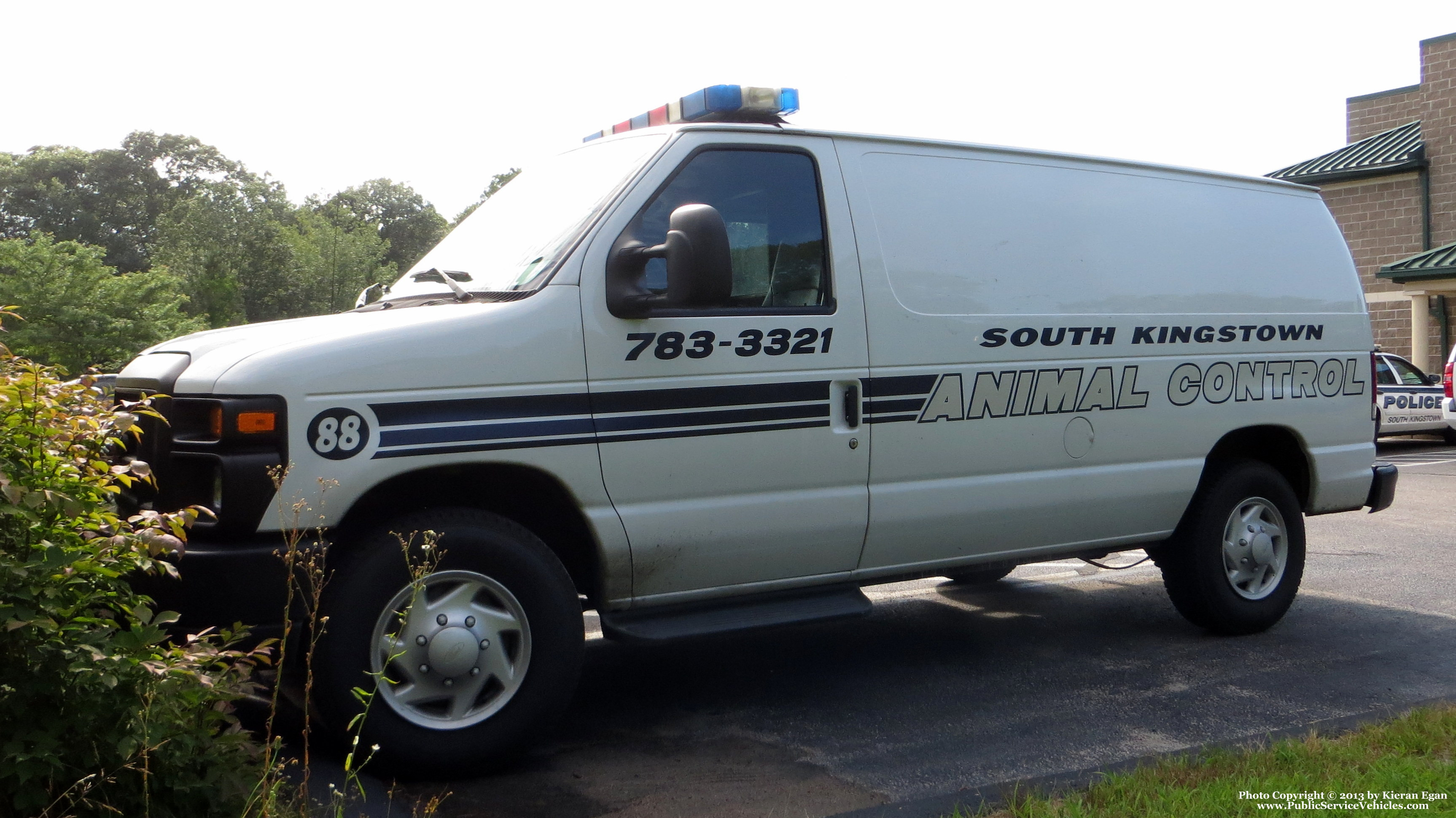 A photo  of South Kingstown Police
            Cruiser 488, a 2008-2013 Ford Econoline             taken by Kieran Egan