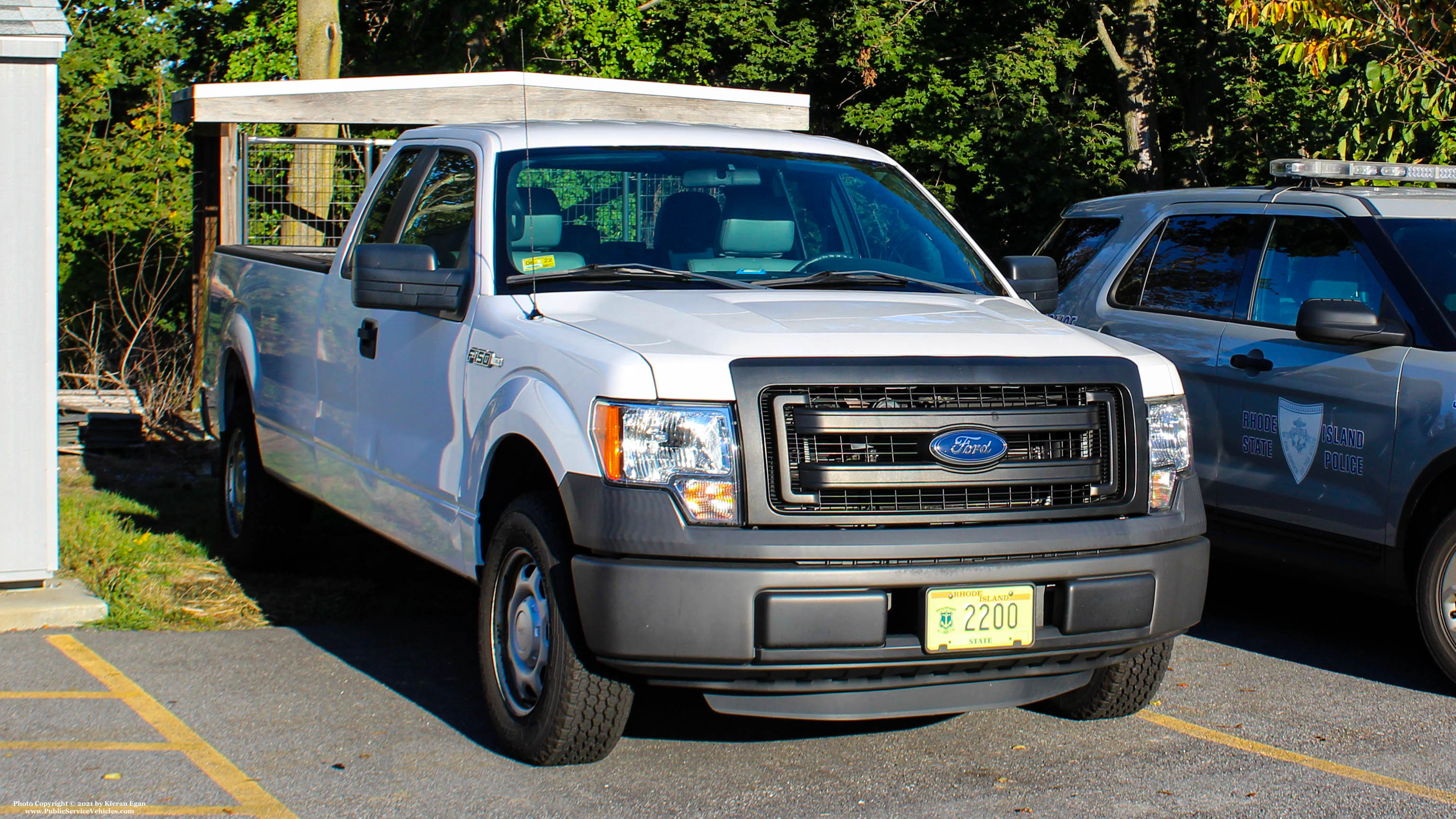 A photo  of Rhode Island State Police
            Truck 2200, a 2009-2014 Ford F-150 SuperCab             taken by Kieran Egan