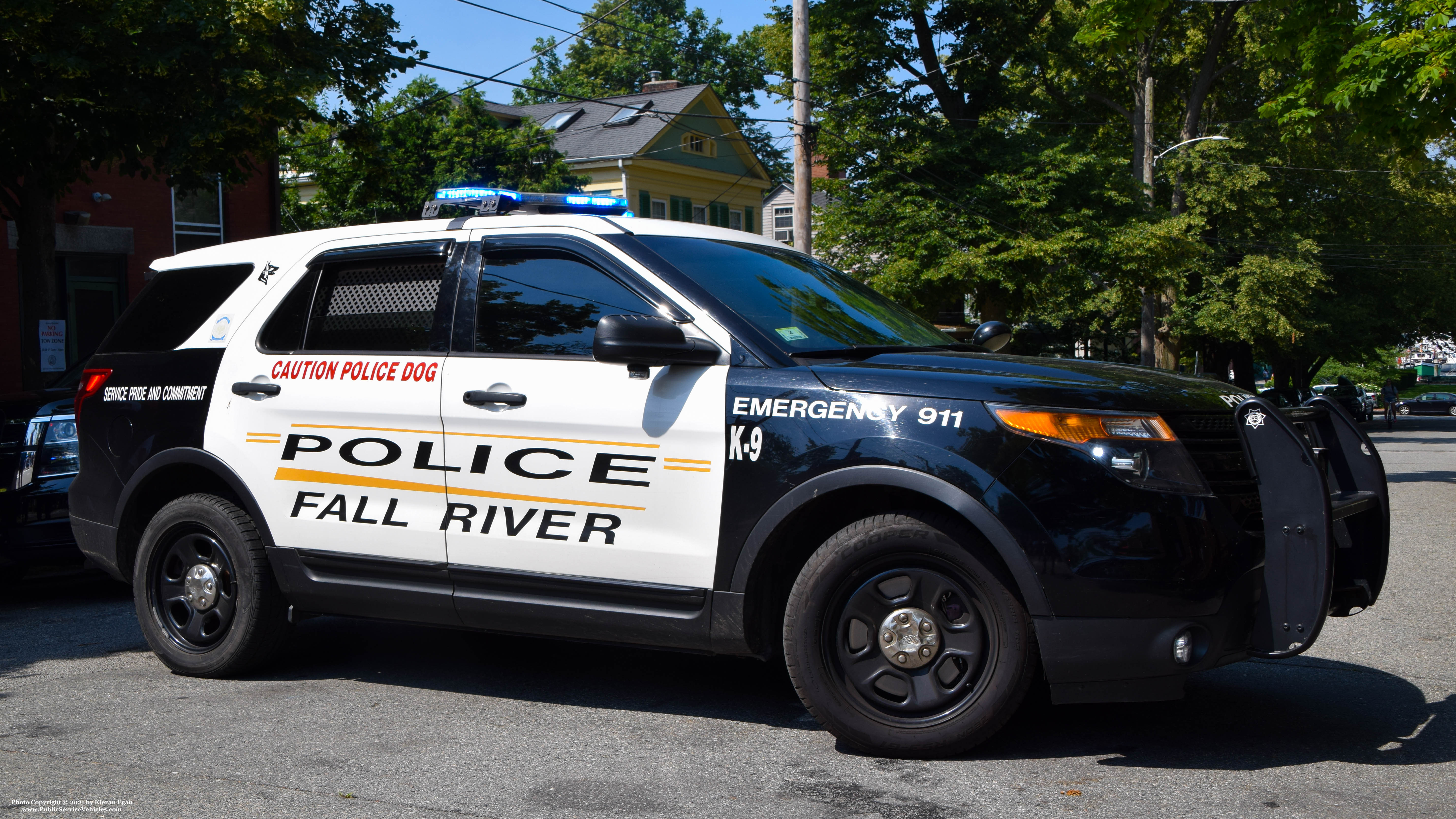A photo  of Fall River Police
            K-9 Unit, a 2014 Ford Police Interceptor Utility             taken by Kieran Egan