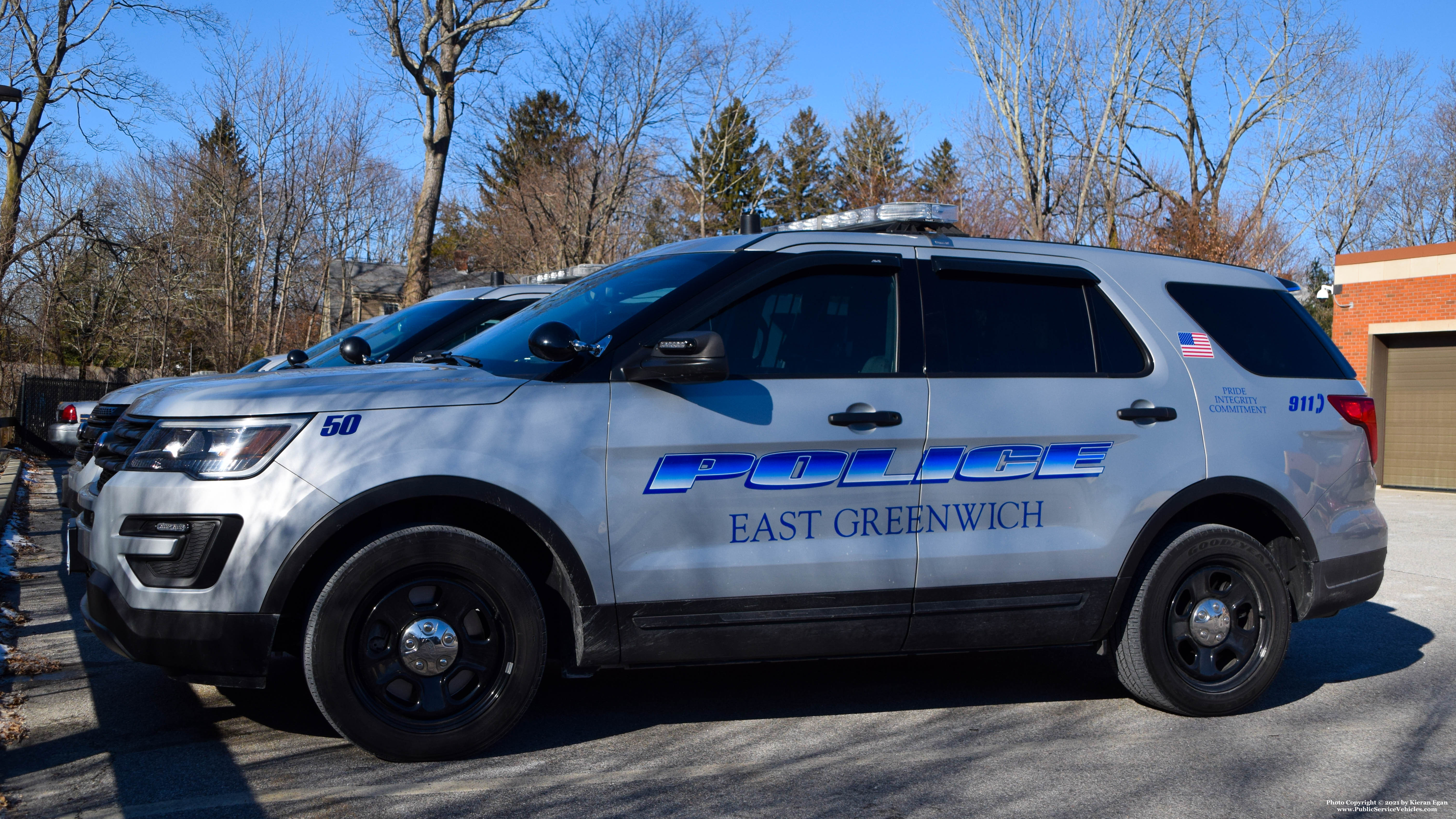 A photo  of East Greenwich Police
            Cruiser 1250, a 2016-2019 Ford Police Interceptor Utility/2016-2019 Ford Police Interceptor Utility             taken by Kieran Egan