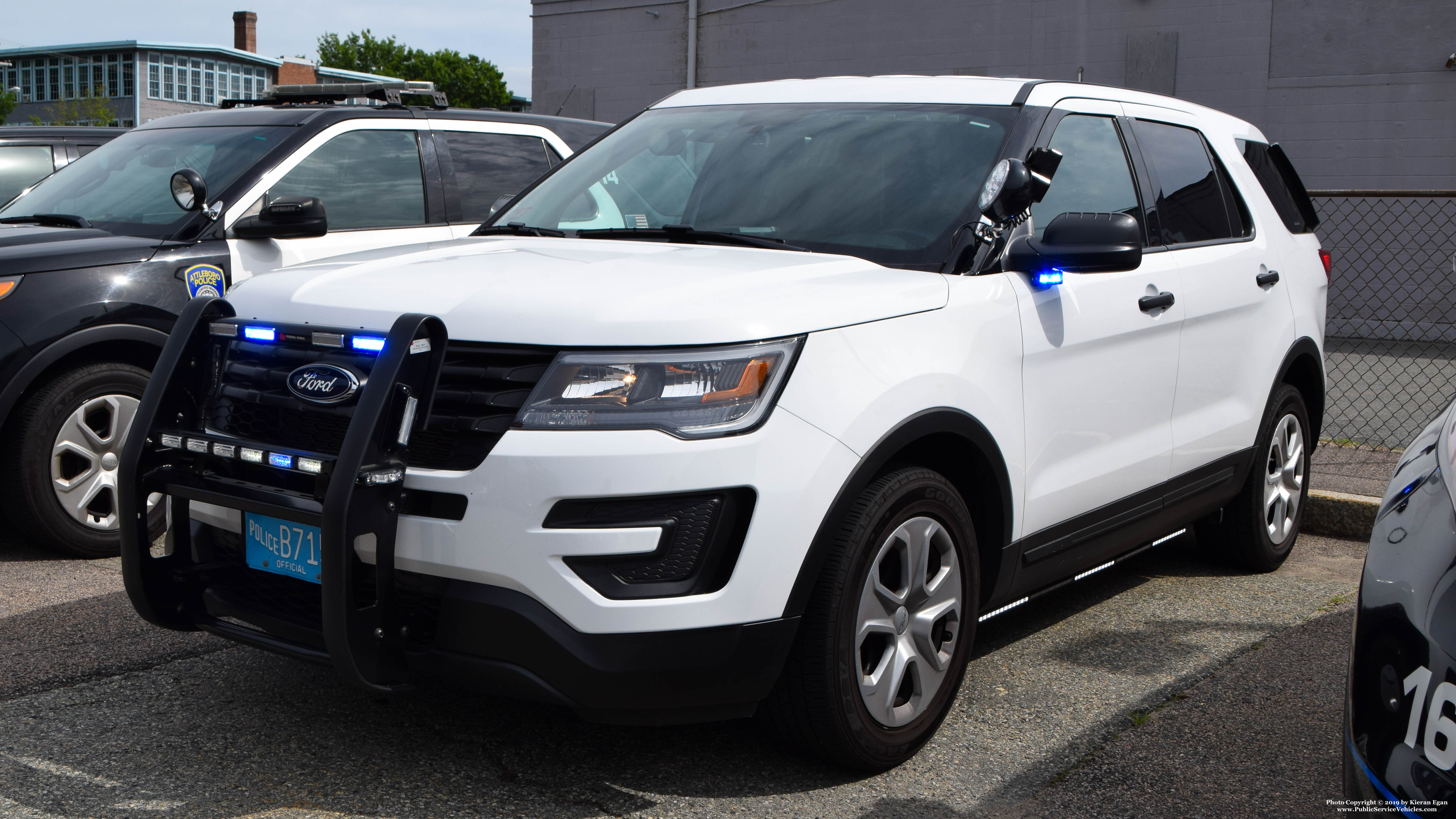 A photo  of Attleboro Police
            Car 15, a 2018 Ford Police Interceptor Utility             taken by Kieran Egan
