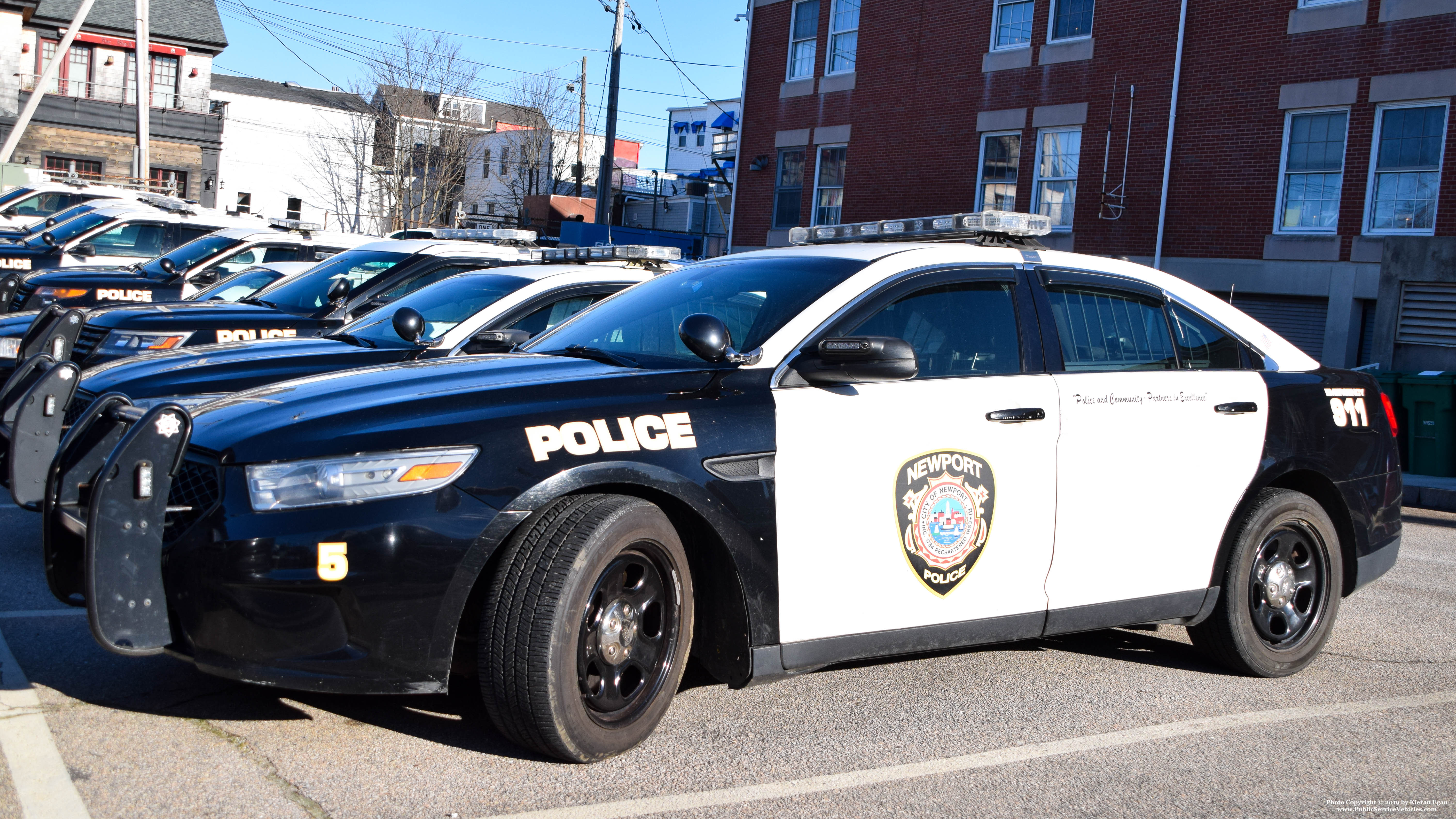 A photo  of Newport Police
            Car 5, a 2013 Ford Police Interceptor Sedan             taken by Kieran Egan