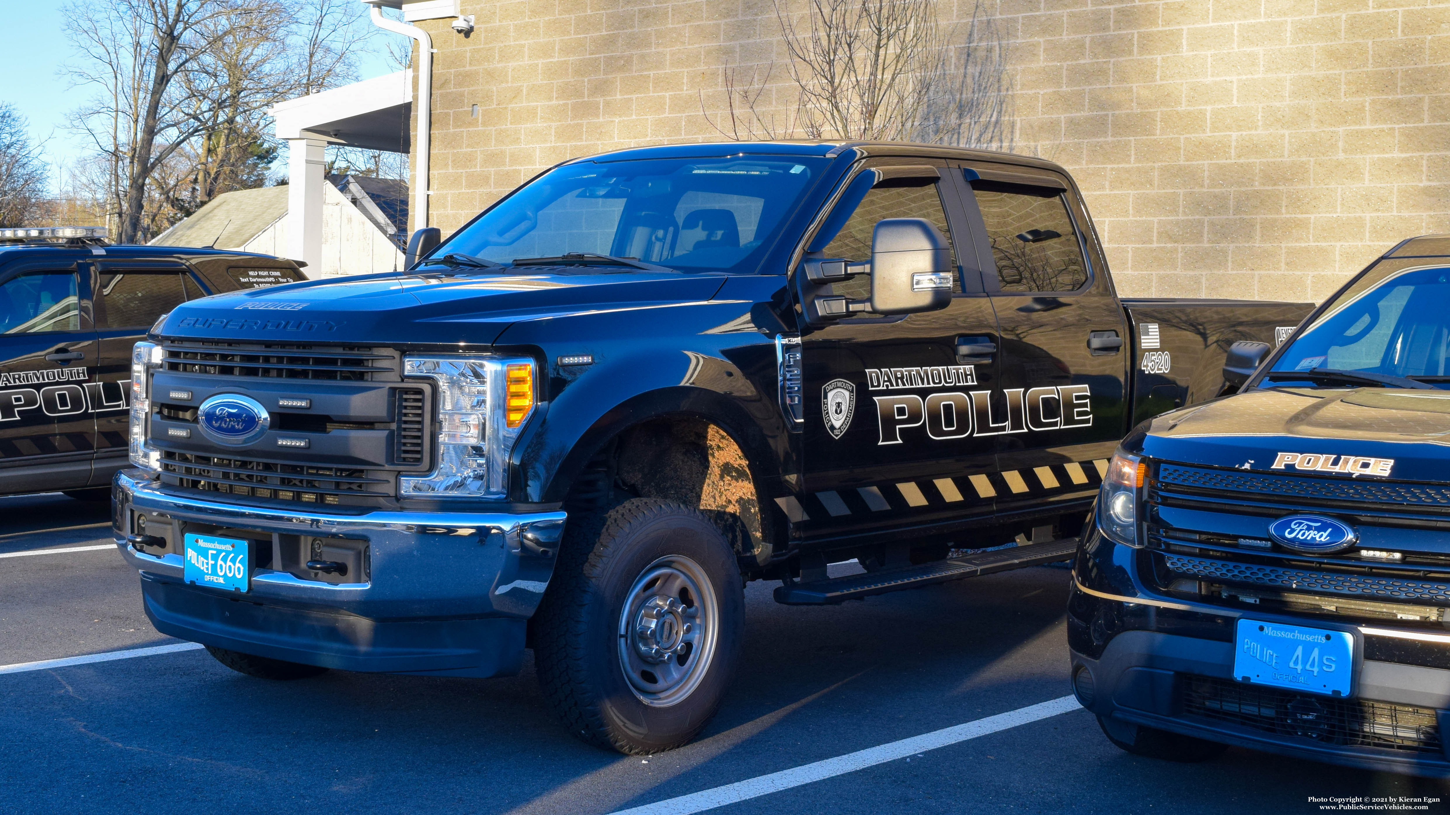 A photo  of Dartmouth Police
            Cruiser 4520, a 2017 Ford F-250 XL Crew Cab             taken by Kieran Egan