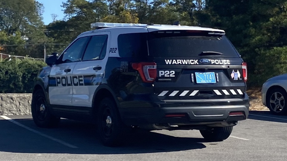 A photo  of Warwick Police
            Cruiser P-22, a 2019 Ford Police Interceptor Utility             taken by @riemergencyvehicles