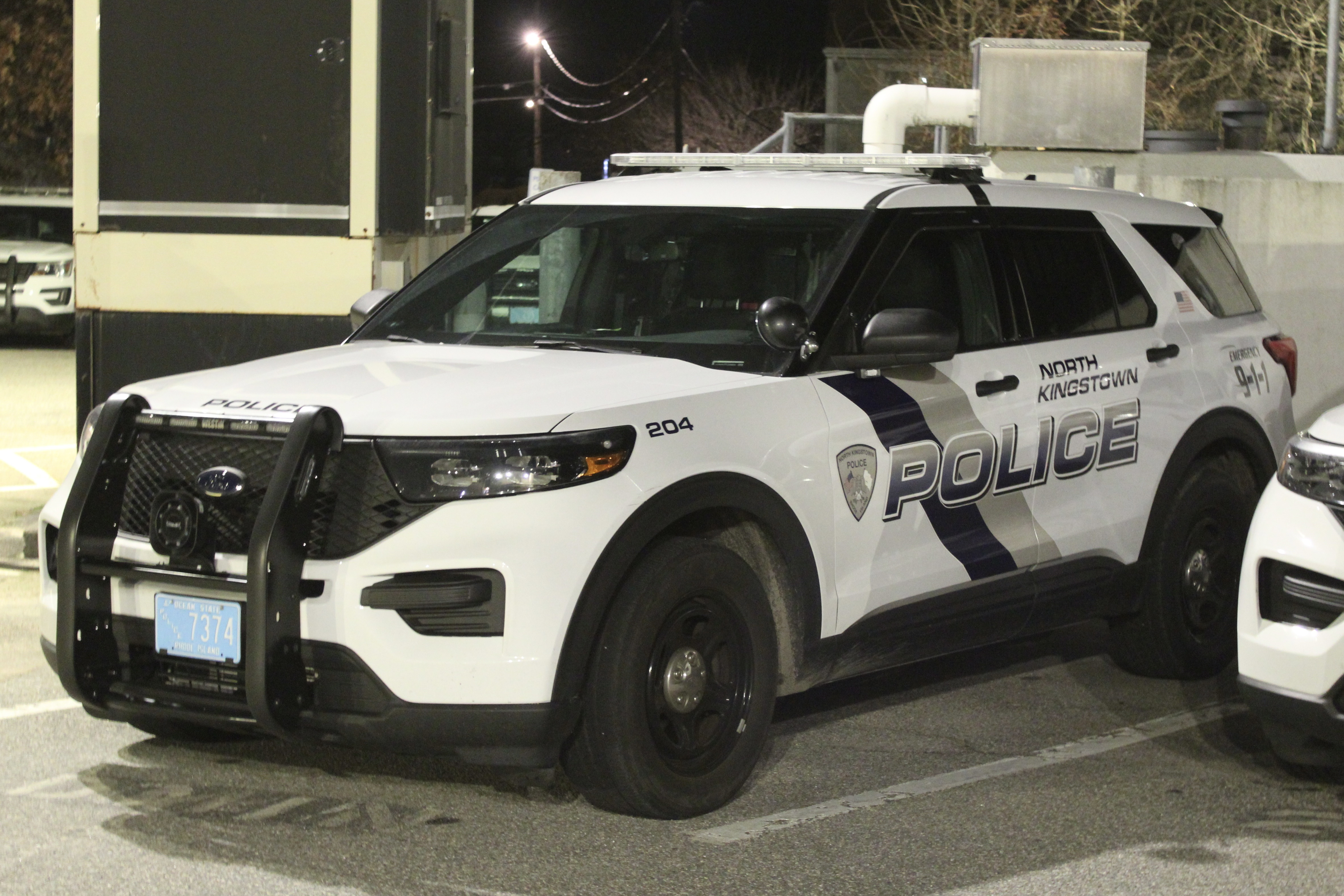 A photo  of North Kingstown Police
            Cruiser 204, a 2021 Ford Police Interceptor Utility             taken by @riemergencyvehicles