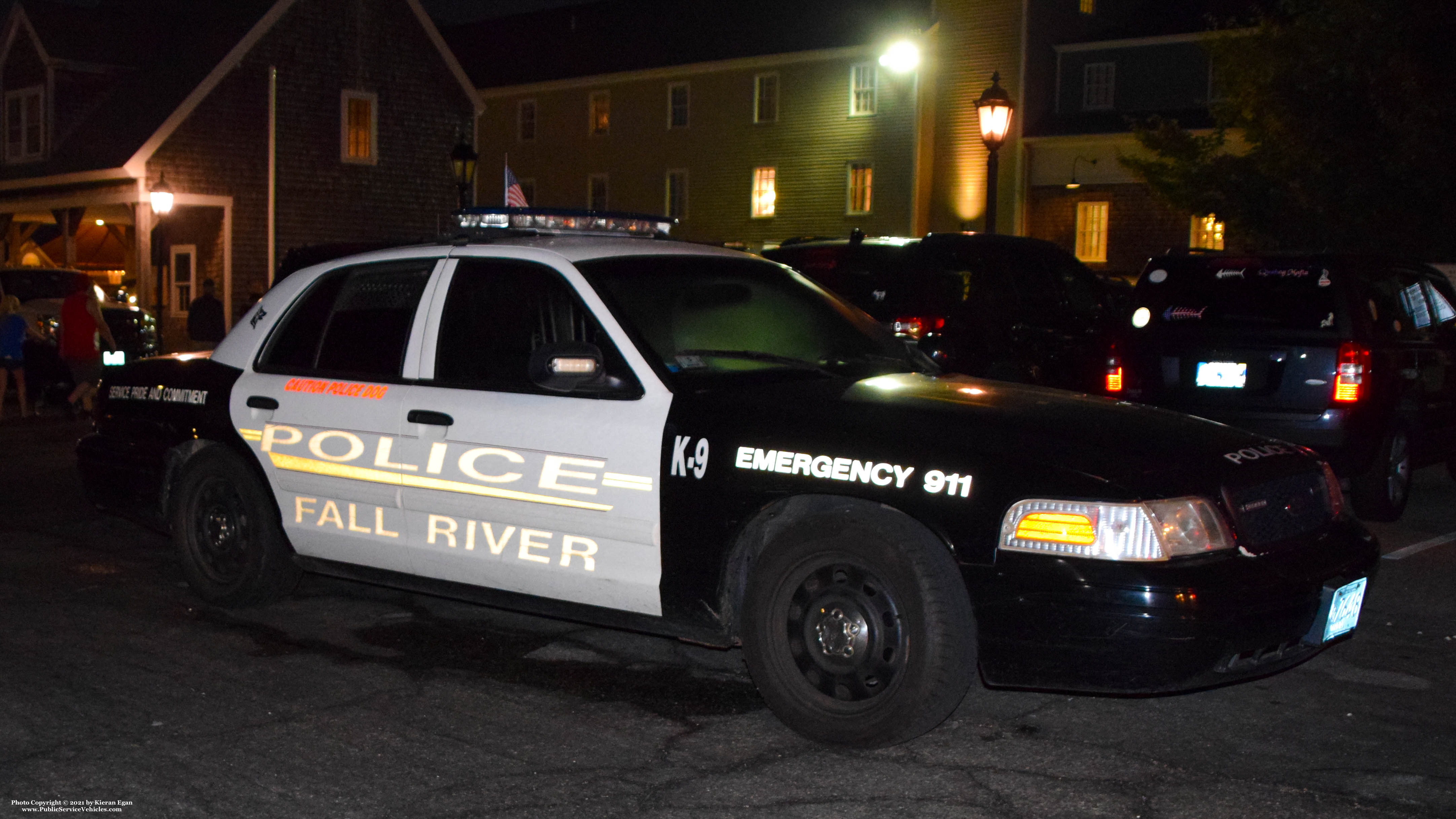 A photo  of Fall River Police
            K-9 Unit, a 2009 Ford Crown Victoria Police Interceptor             taken by Kieran Egan