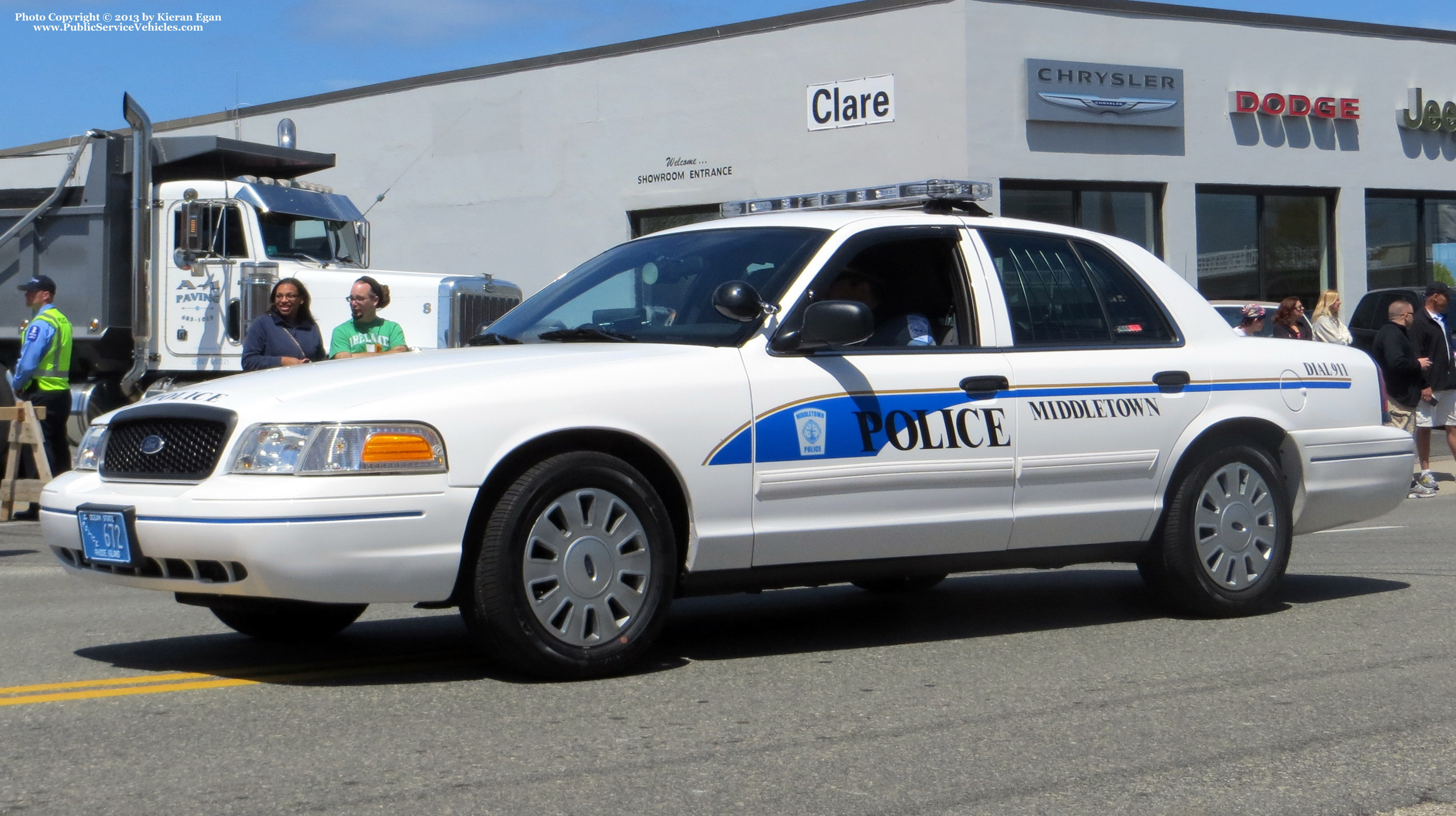A photo  of Middletown Police
            Cruiser 672, a 2011 Ford Crown Victoria Police Interceptor             taken by Kieran Egan