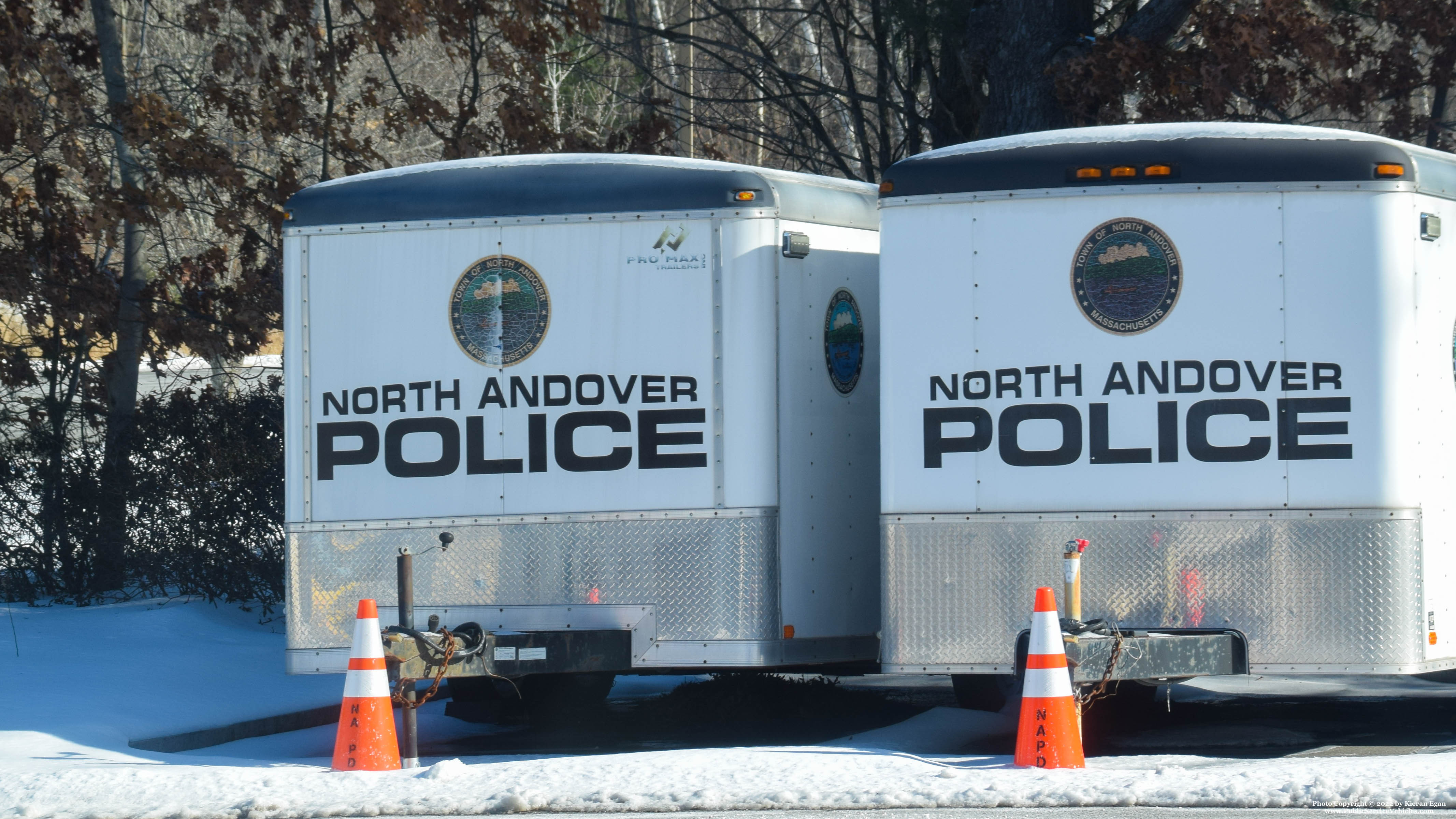 A photo  of North Andover Police
            Trailer, a 2000-2020 Pro-Max Trailer             taken by Kieran Egan