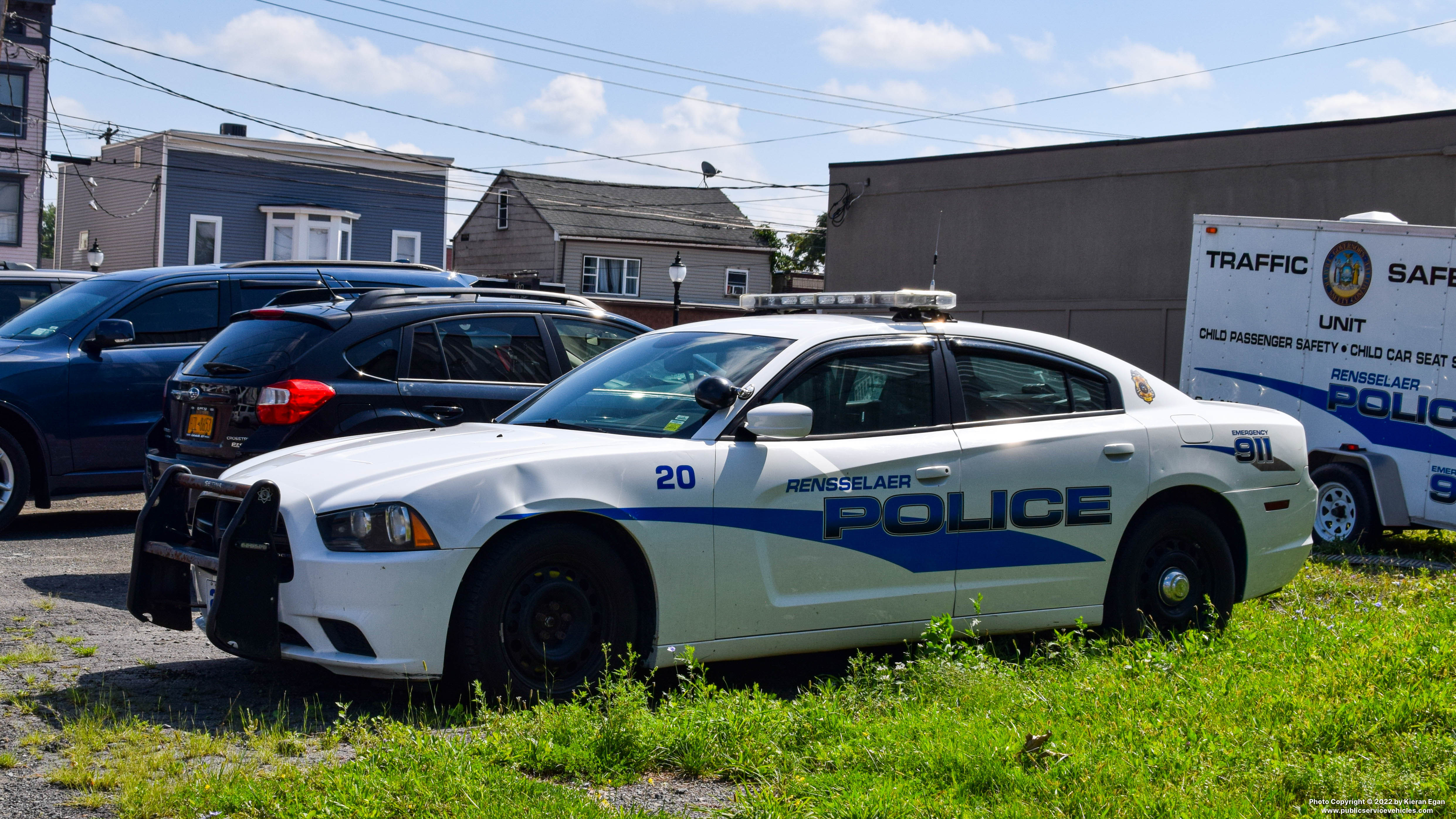 A photo  of Rensselaer Police
            Cruiser 20, a 2014 Dodge Charger             taken by Kieran Egan