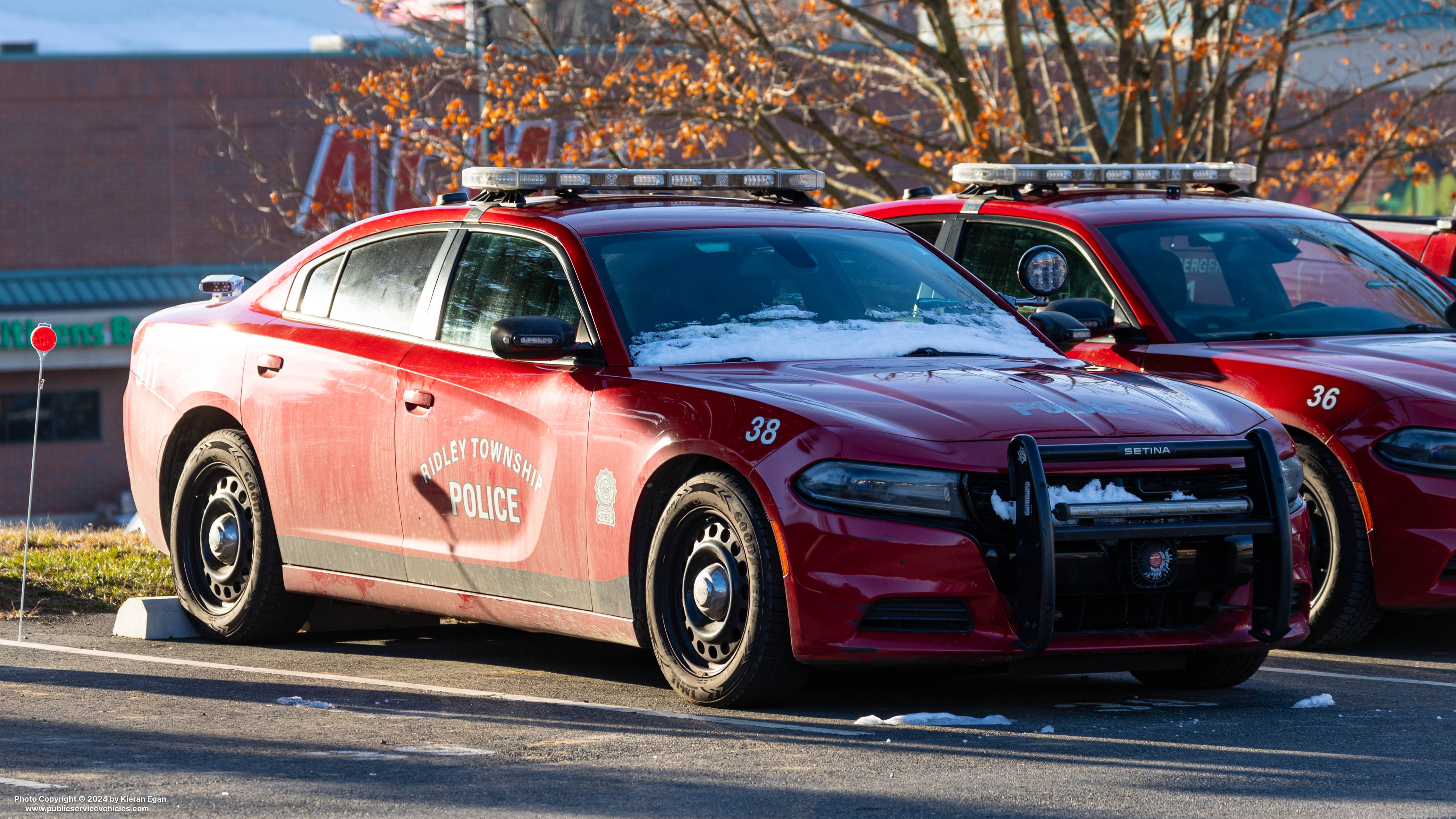 A photo  of Ridley Township Police
            Cruiser 31-38, a 2016 Dodge Charger             taken by Kieran Egan