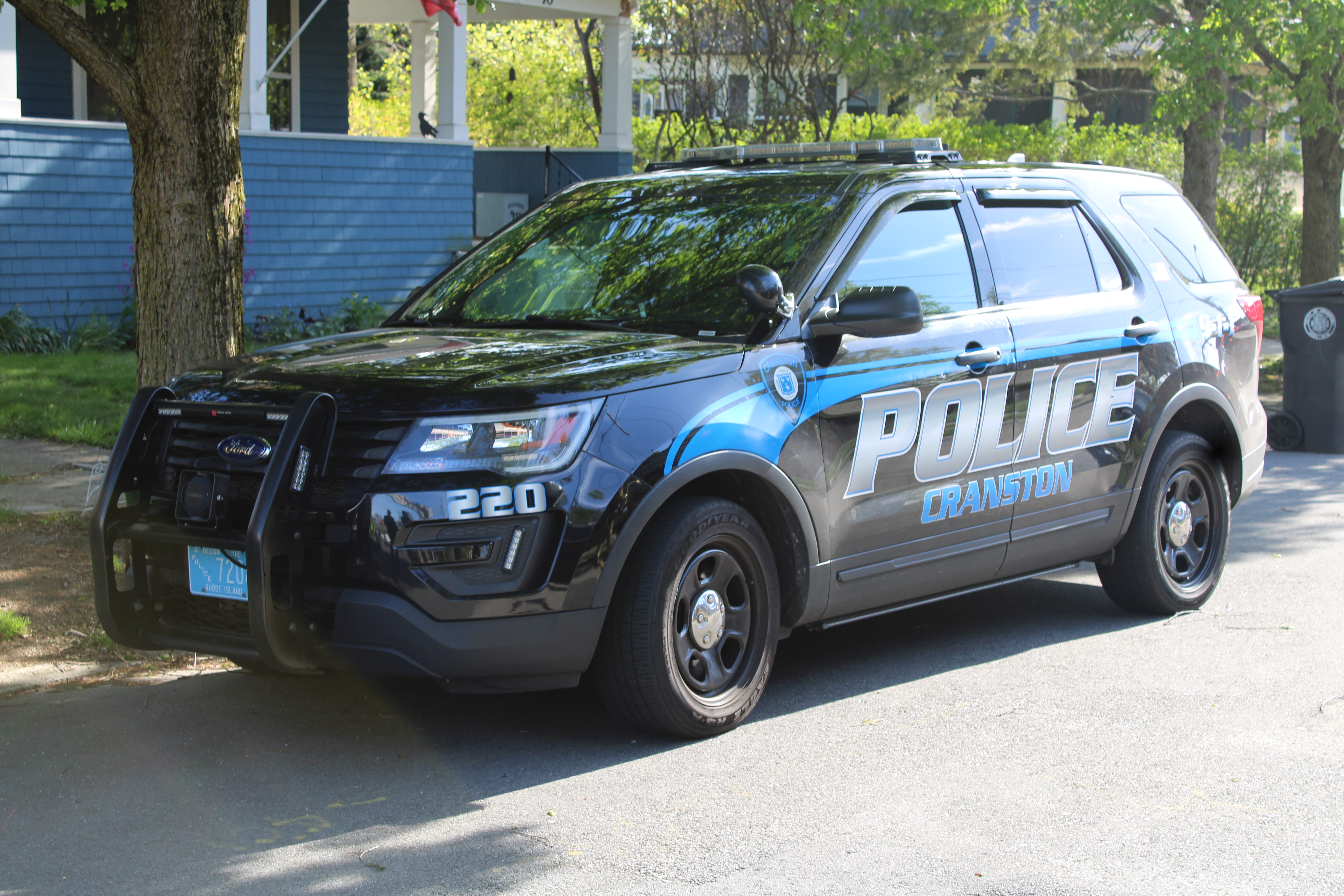 A photo  of Cranston Police
            Cruiser 220, a 2019 Ford Police Interceptor Utility             taken by @riemergencyvehicles