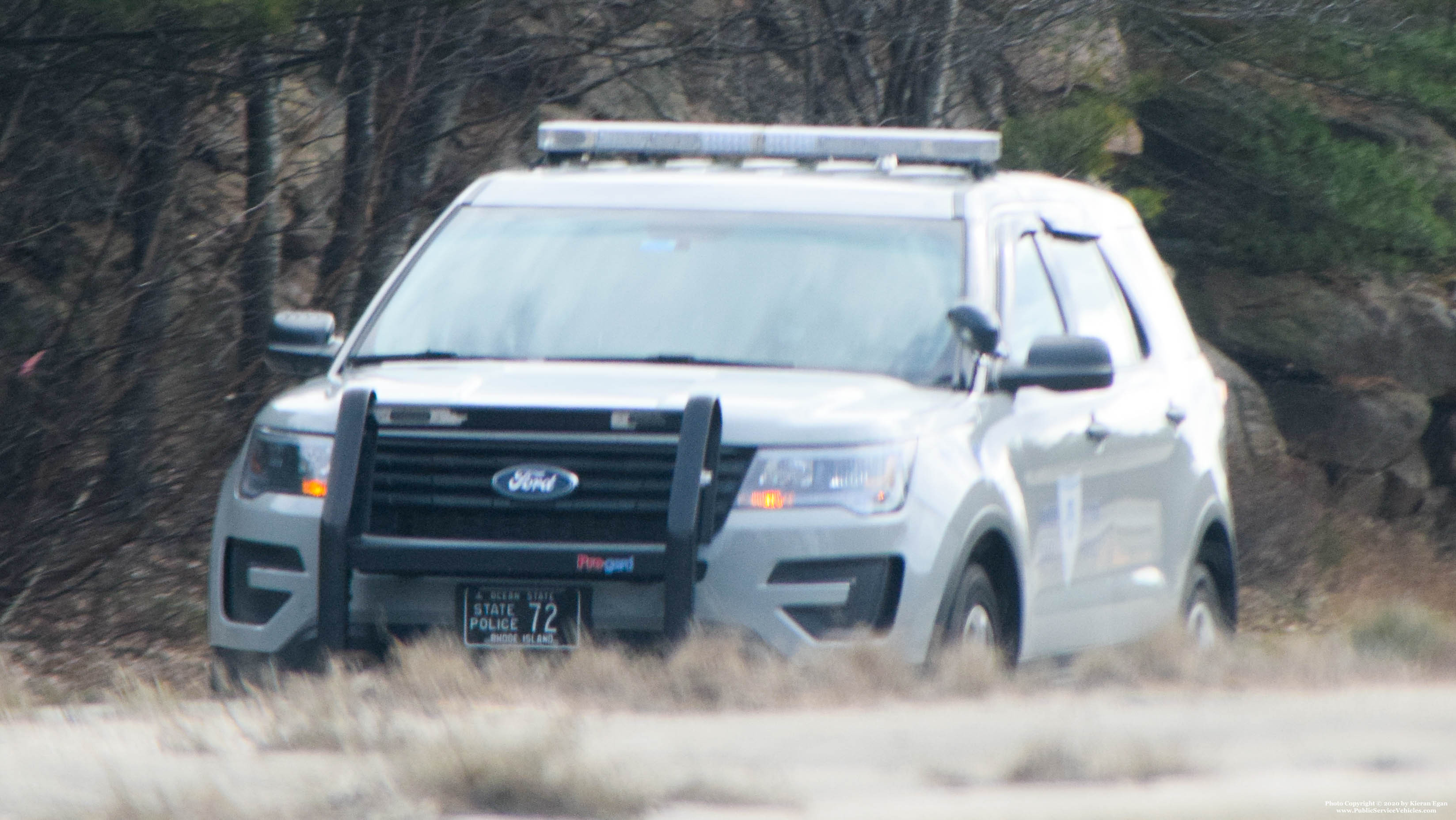 A photo  of Rhode Island State Police
            Cruiser 72, a 2017 Ford Police Interceptor Utility             taken by Kieran Egan