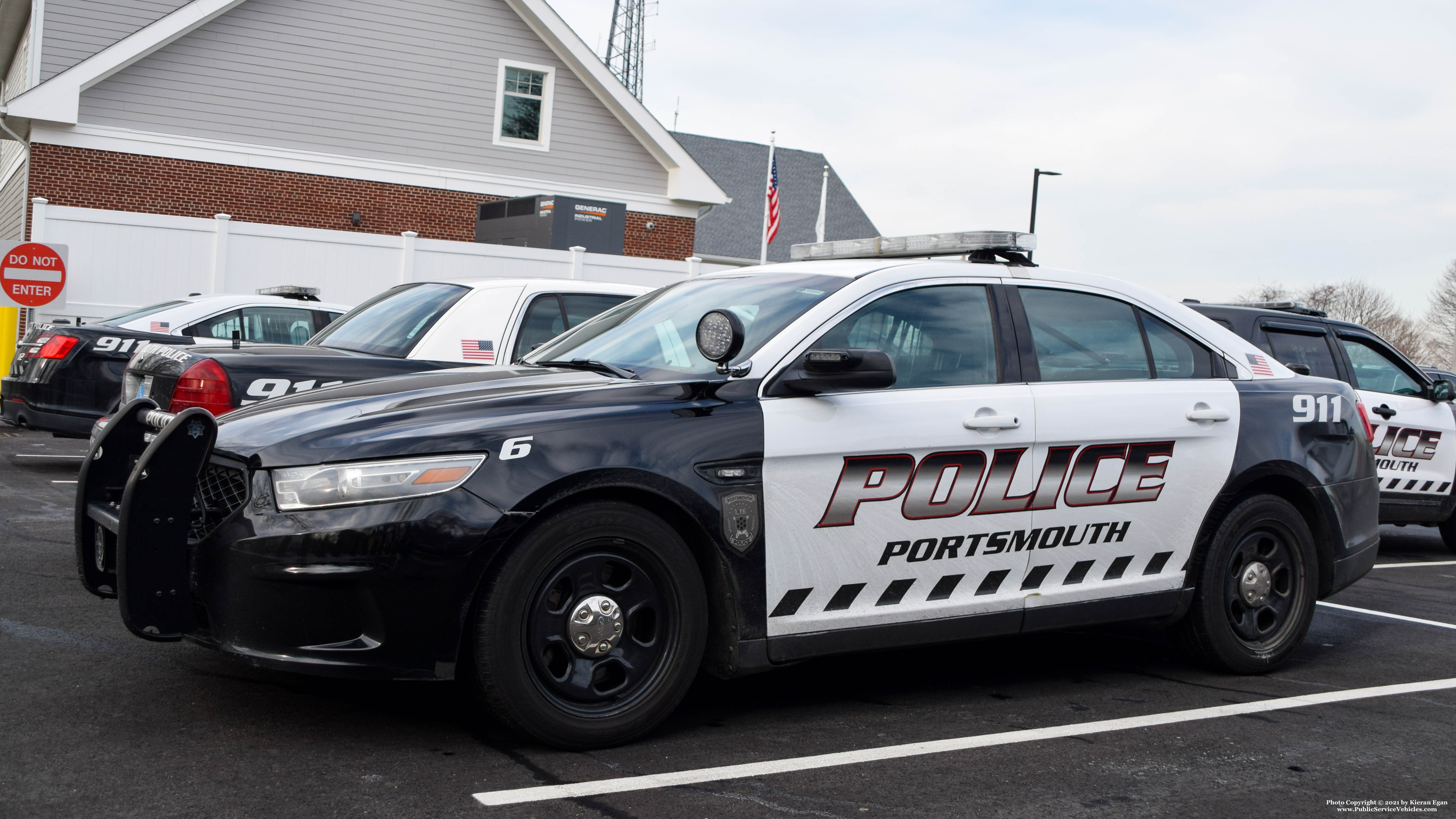 A photo  of Portsmouth Police
            Car 6, a 2016 Ford Police Interceptor Sedan             taken by Kieran Egan