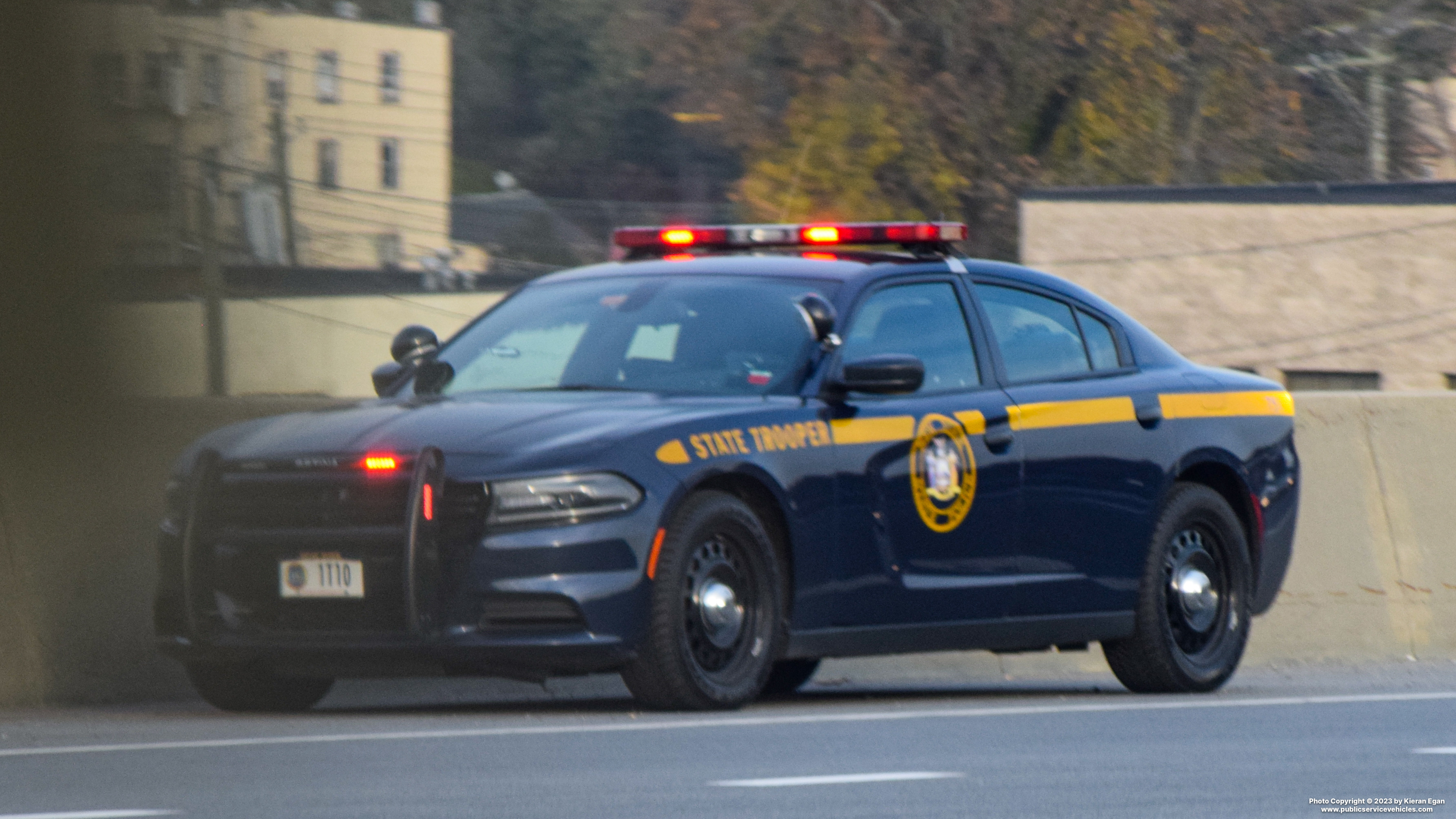 A photo  of New York State Police
            Cruiser 1T10, a 2015-2019 Dodge Charger             taken by Kieran Egan