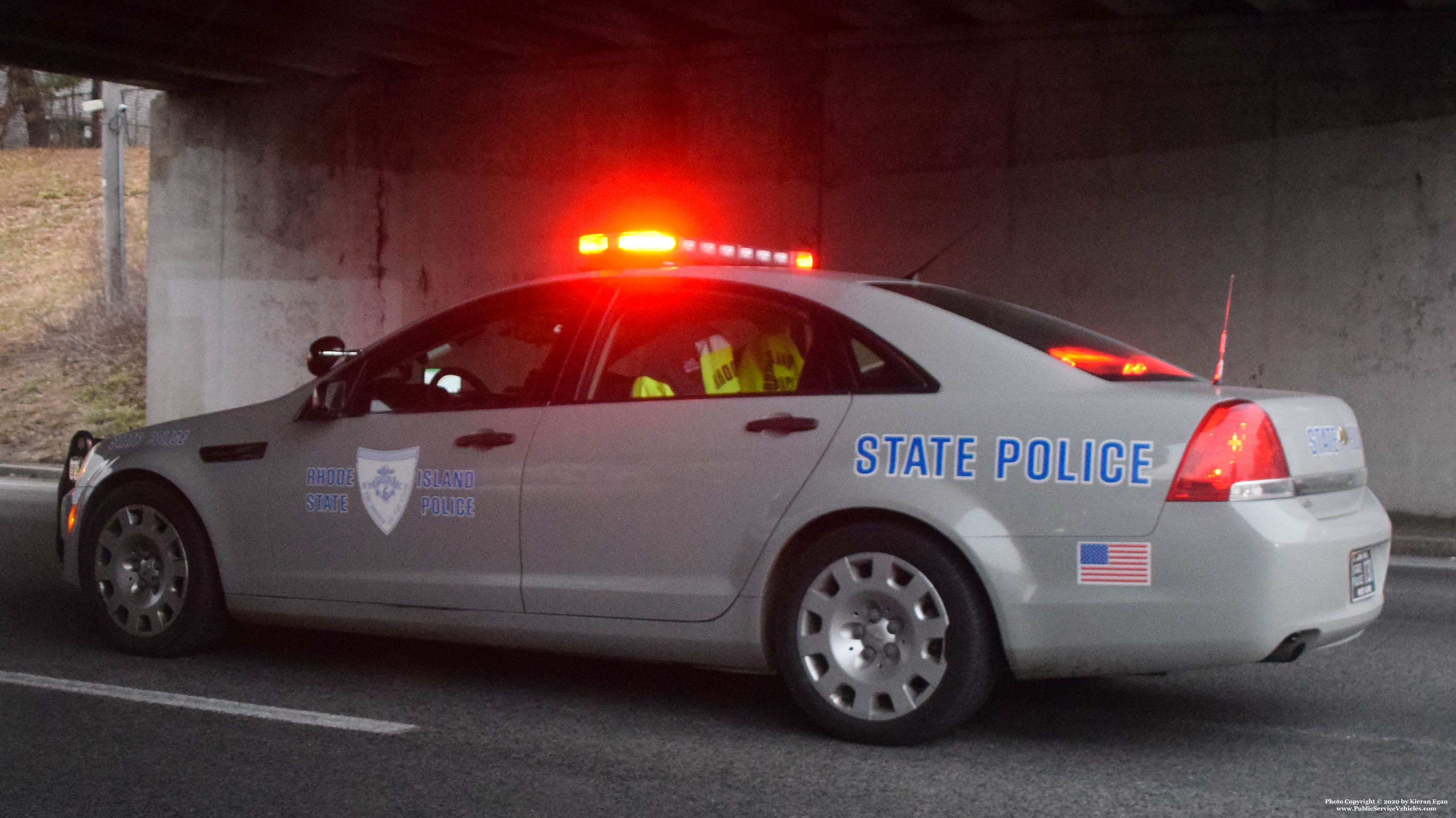 A photo  of Rhode Island State Police
            Cruiser 131, a 2013 Chevrolet Caprice             taken by Kieran Egan