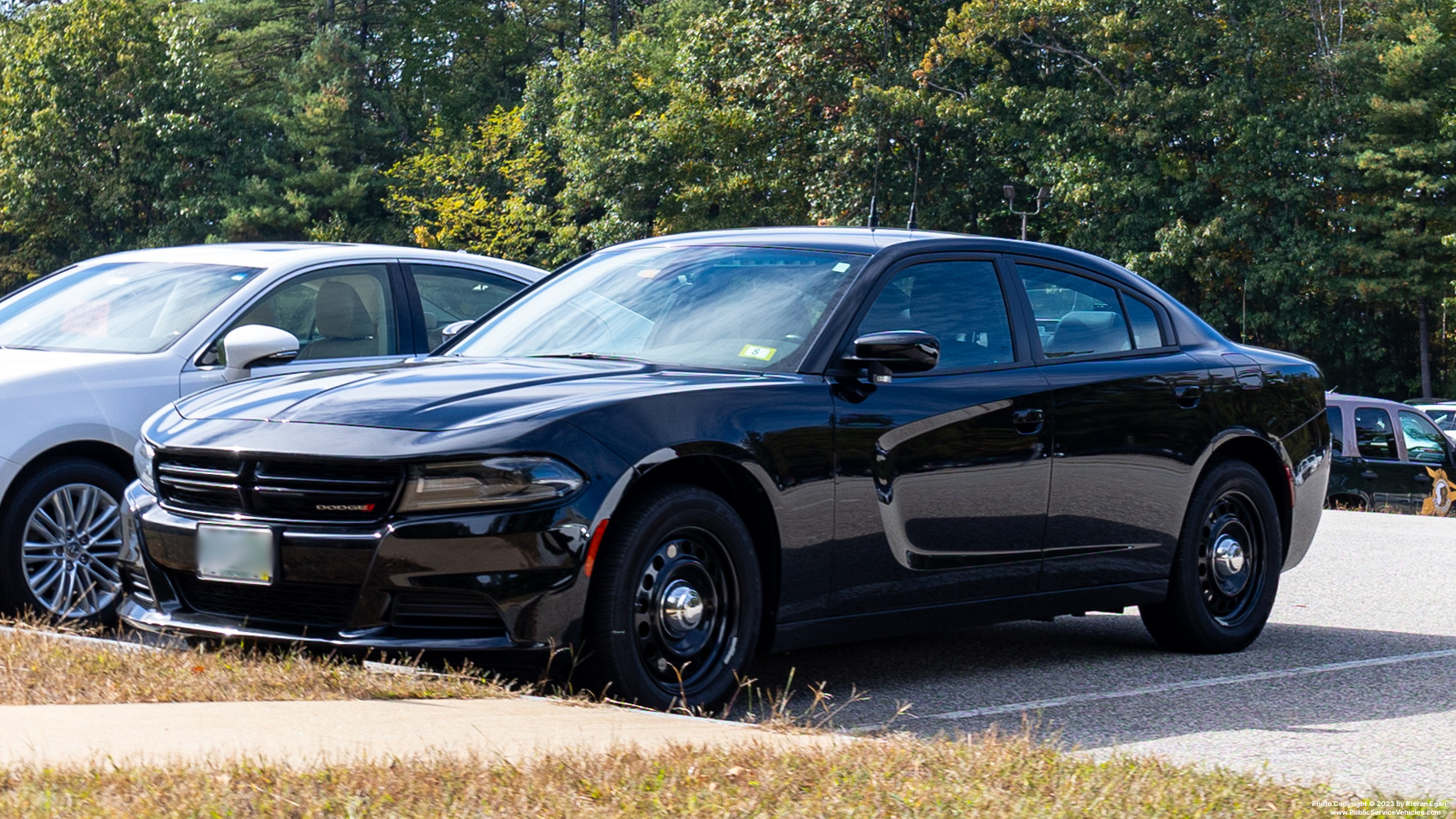 A photo  of New Hampshire State Police
            Unmarked Unit, a 2017-2021 Dodge Charger             taken by Kieran Egan