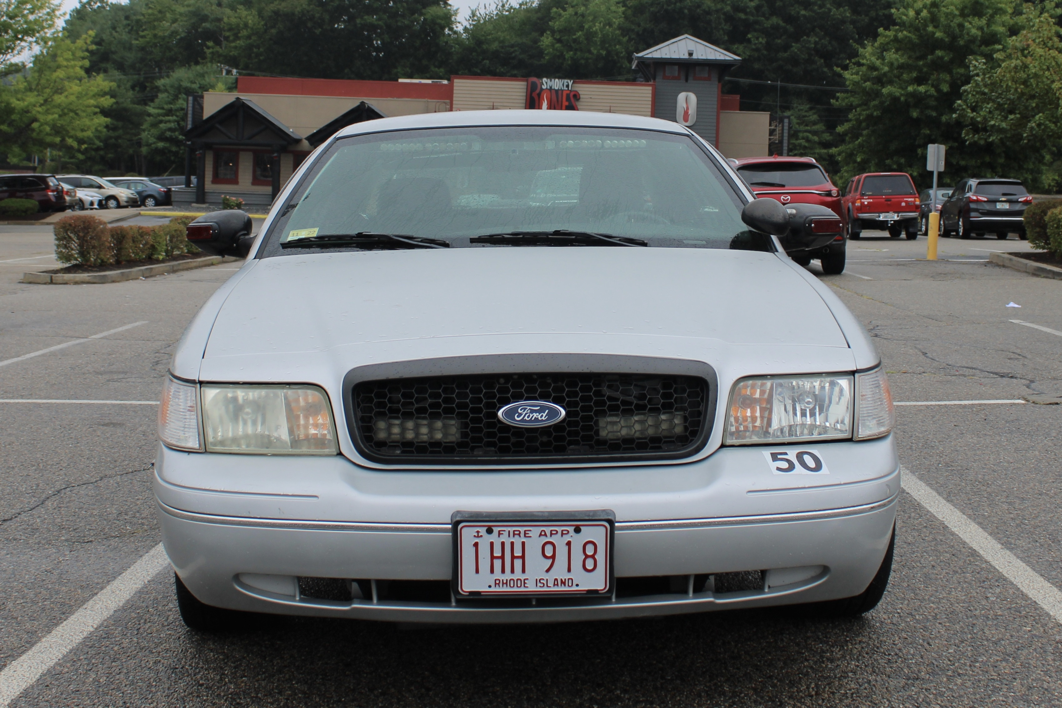 A photo  of Warwick Fire
            Car 50, a 2011 Ford Crown Victoria Police Interceptor             taken by @riemergencyvehicles