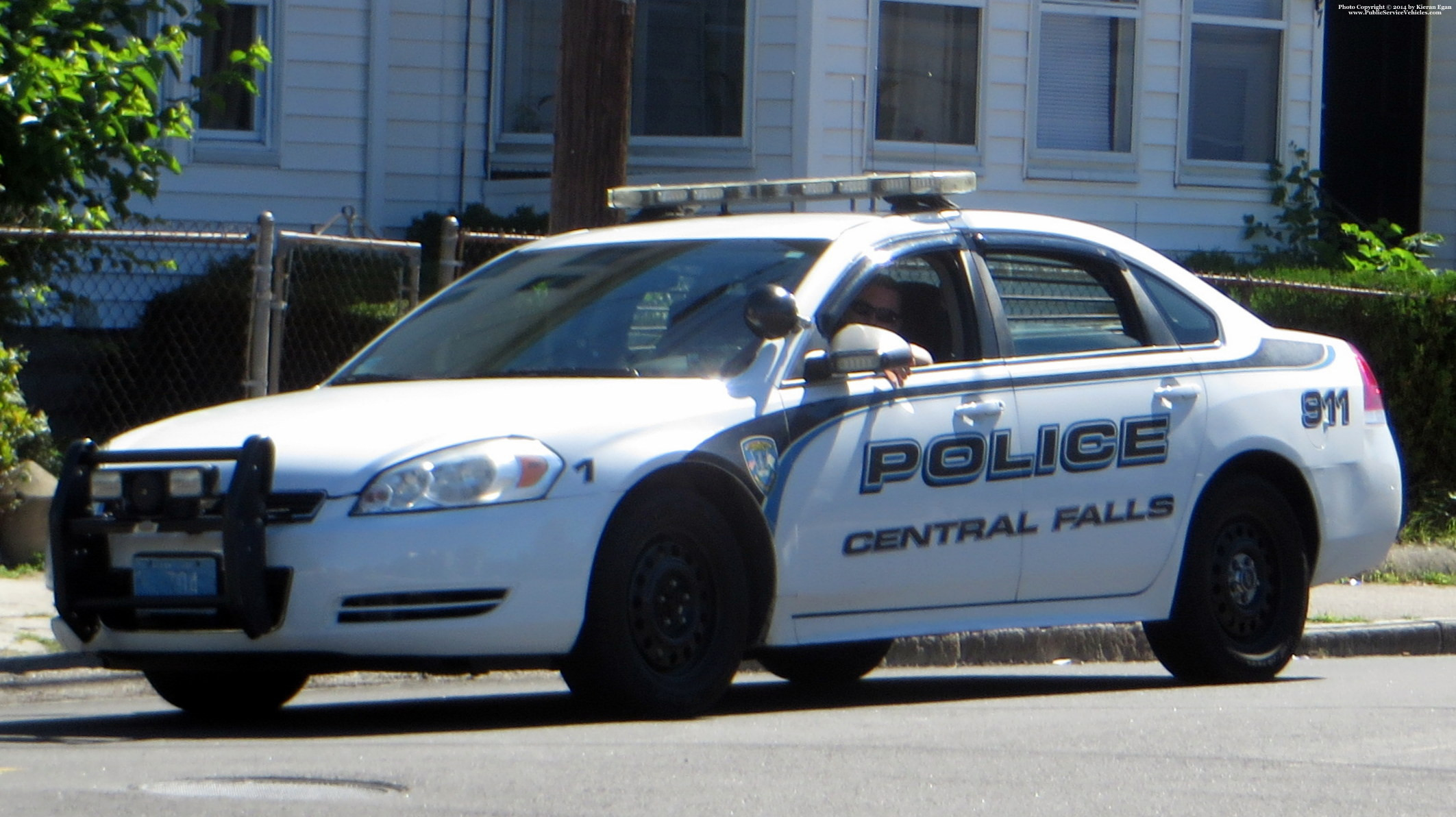 A photo  of Central Falls Police
            Patrol Car 1, a 2014 Chevrolet Impala             taken by Kieran Egan