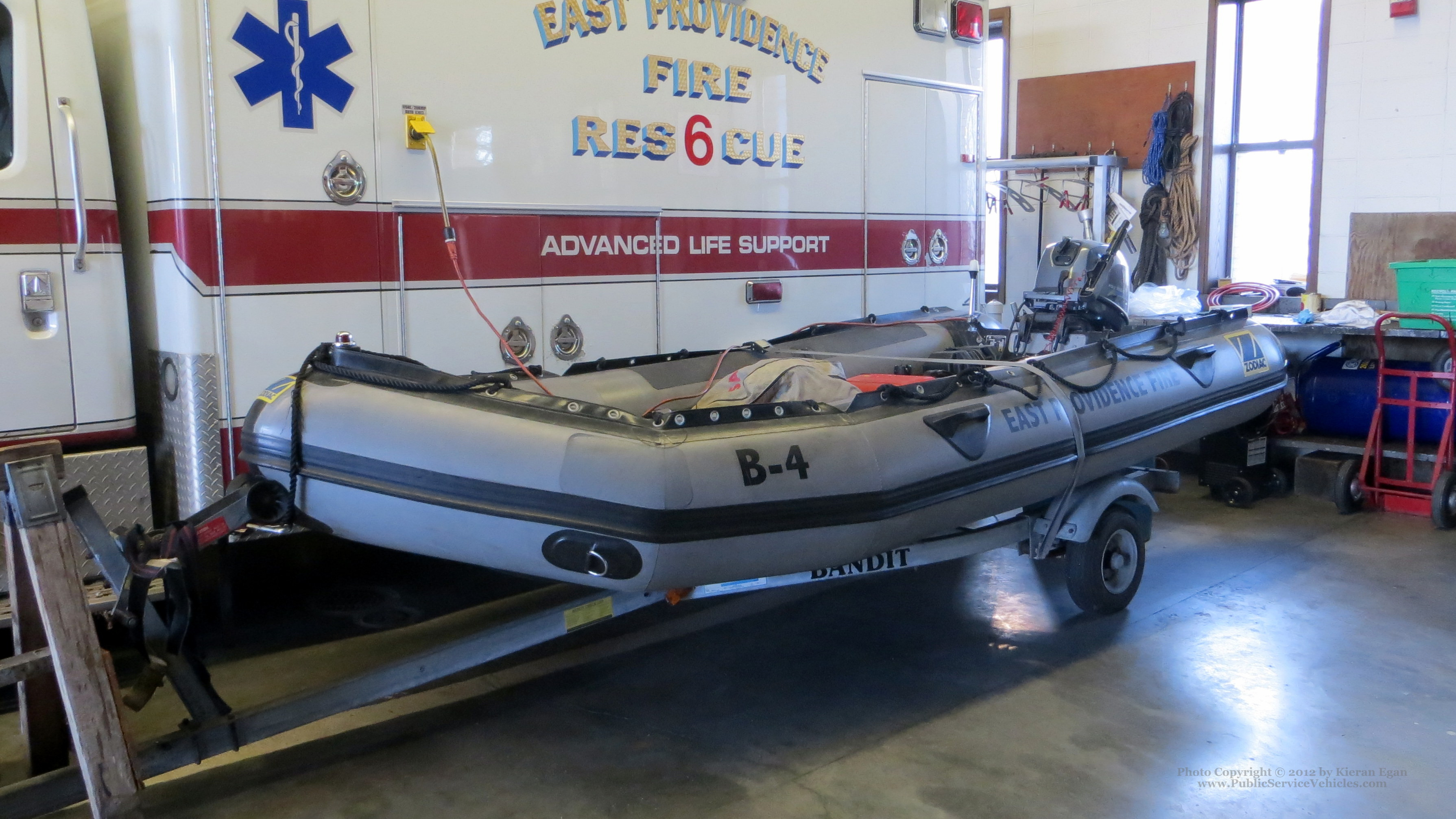 A photo  of East Providence Fire
            Zodiac 1, a 2000-2011 Zodiac Inflatable Boat             taken by Kieran Egan