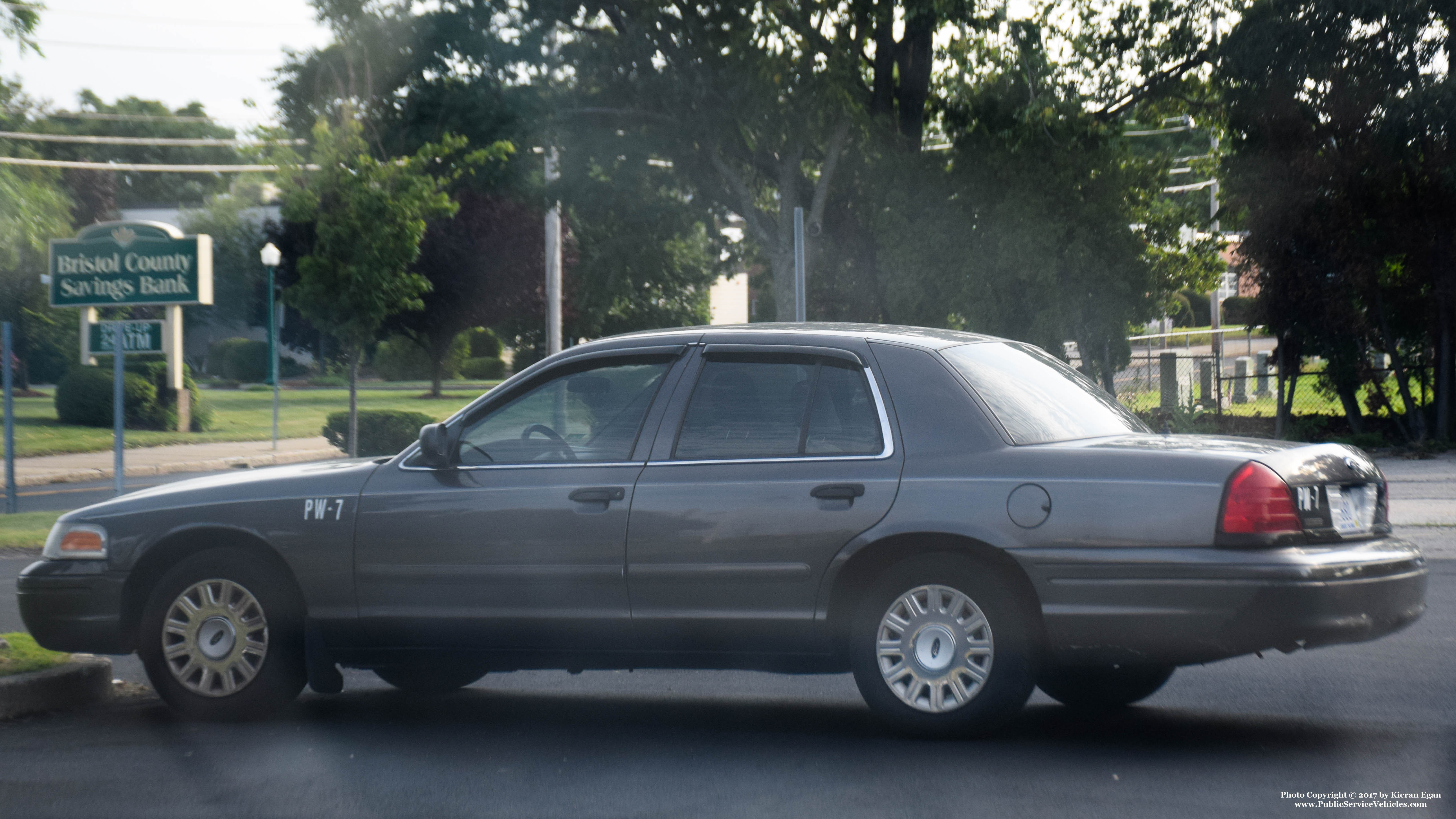 A photo  of Pawtucket Public Works
            Public Works Administration Car 7, a 2003-2005 Ford Crown Victoria Police Interceptor             taken by Kieran Egan