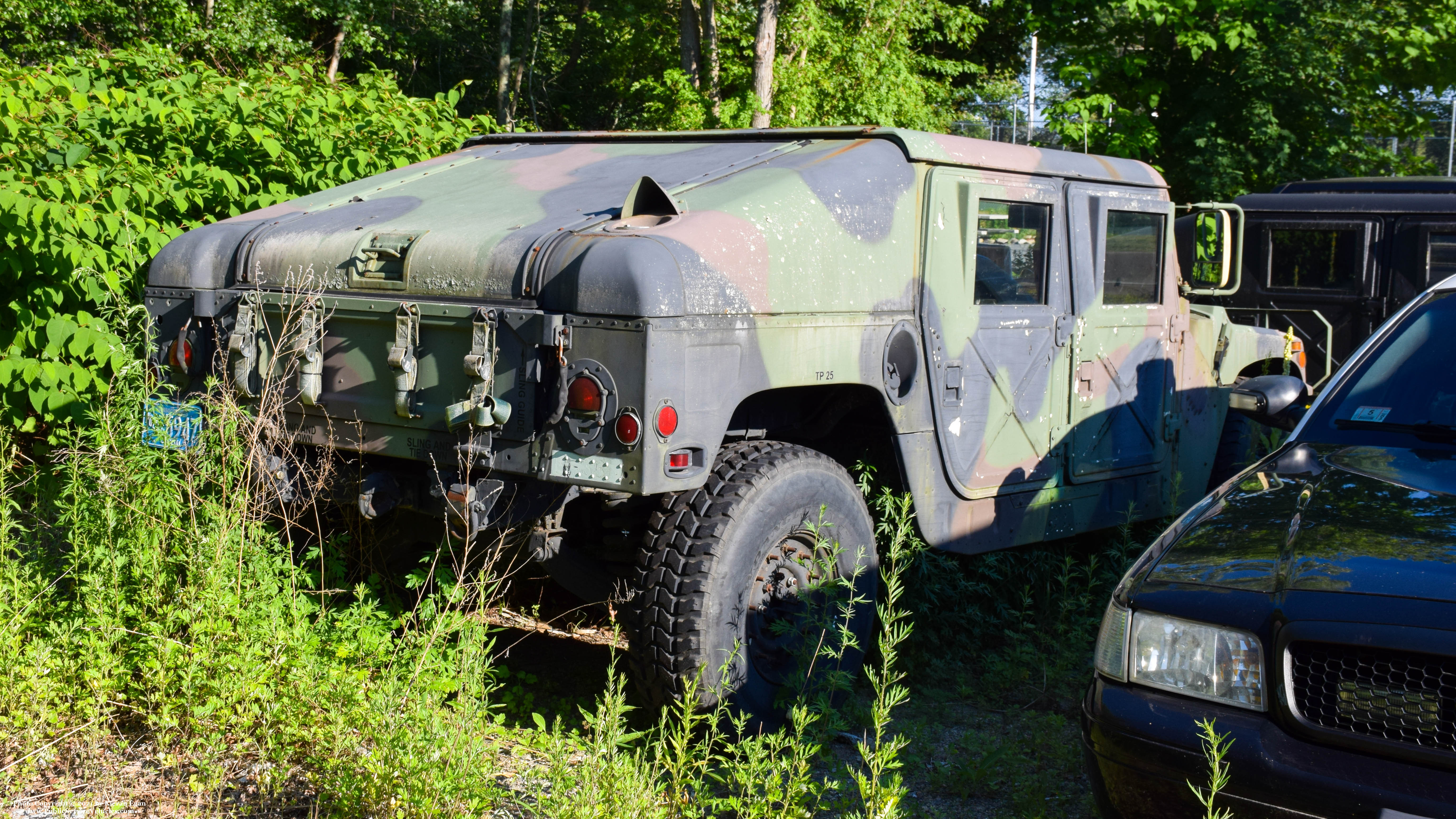 A photo  of Dighton Police
            Humvee, a 1992 AM General Humvee             taken by Kieran Egan