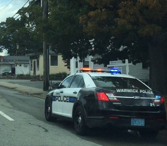 A photo  of Warwick Police
            Cruiser P-21, a 2013-2018 Ford Police Interceptor Sedan             taken by @riemergencyvehicles