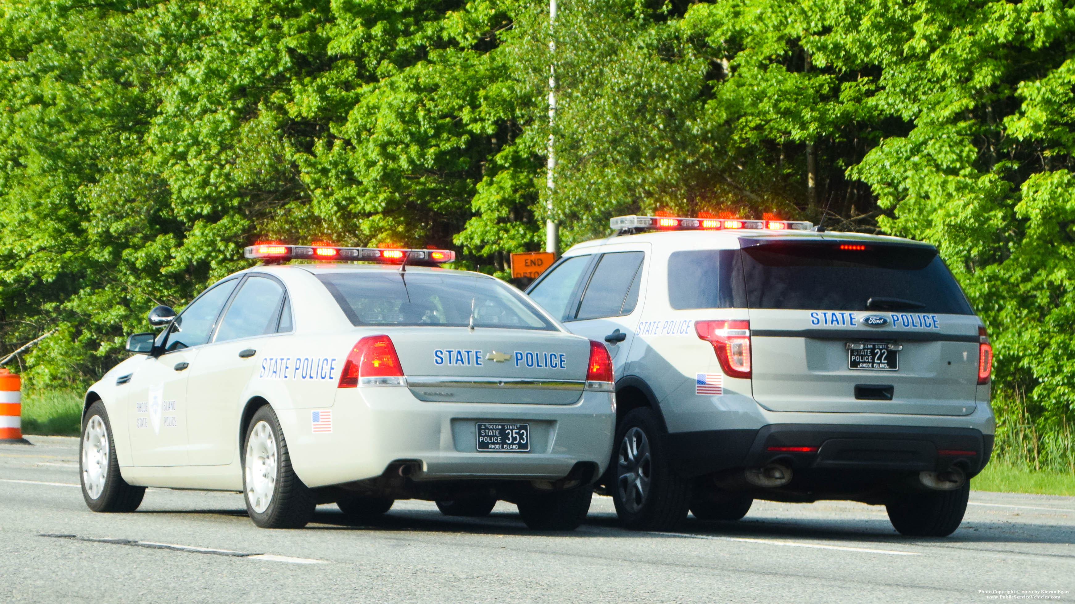 A photo  of Rhode Island State Police
            Cruiser 22, a 2013 Ford Police Interceptor Utility             taken by Kieran Egan