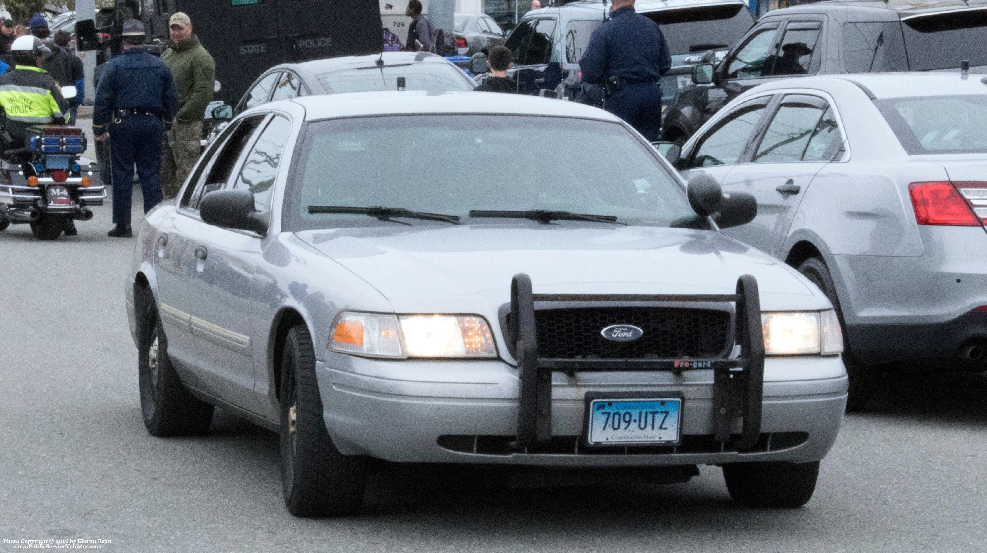 A photo  of Connecticut State Police
            Cruiser 709, a 2009-2011 Ford Crown Victoria Police Interceptor             taken by Kieran Egan