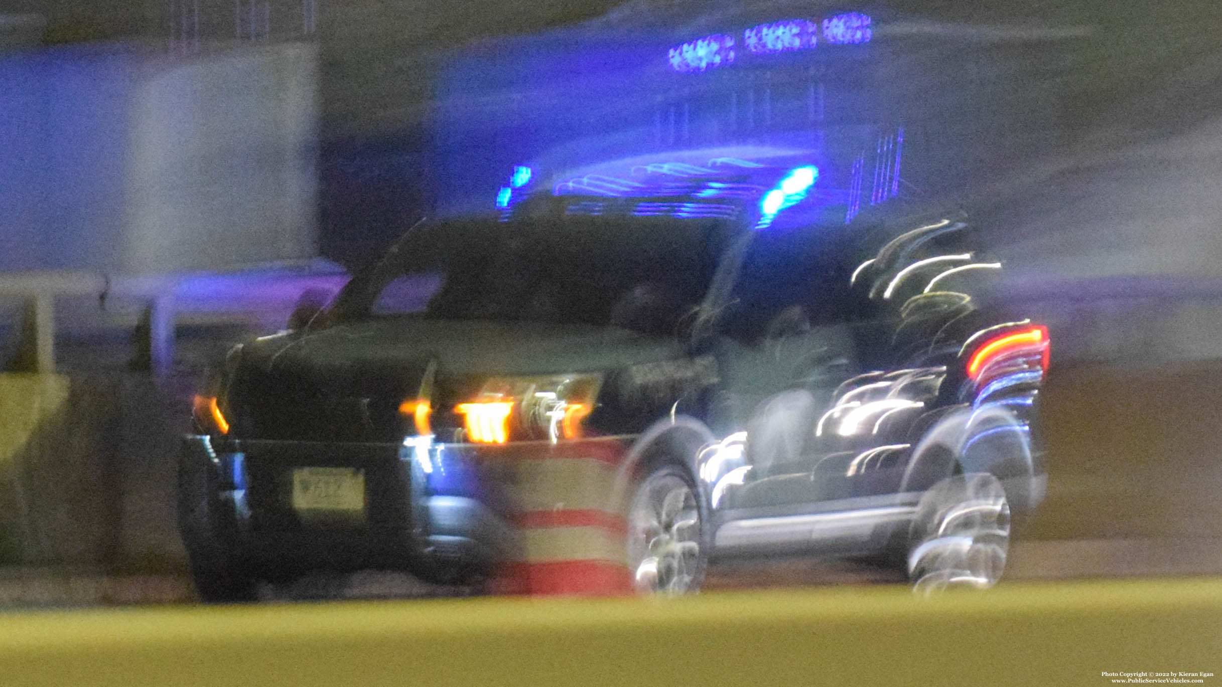 A photo  of Massachusetts State Police
            Cruiser 612, a 2016 Ford Police Interceptor Utility             taken by Kieran Egan