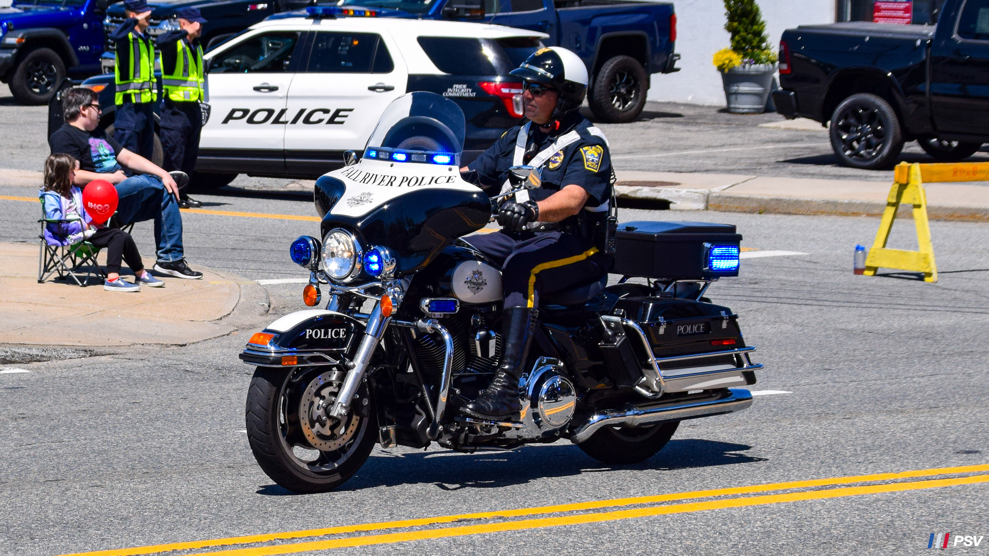 A photo  of Fall River Police
            Motorcycle 1, a 2013 Harley-Davidson Electra Glide             taken by Kieran Egan