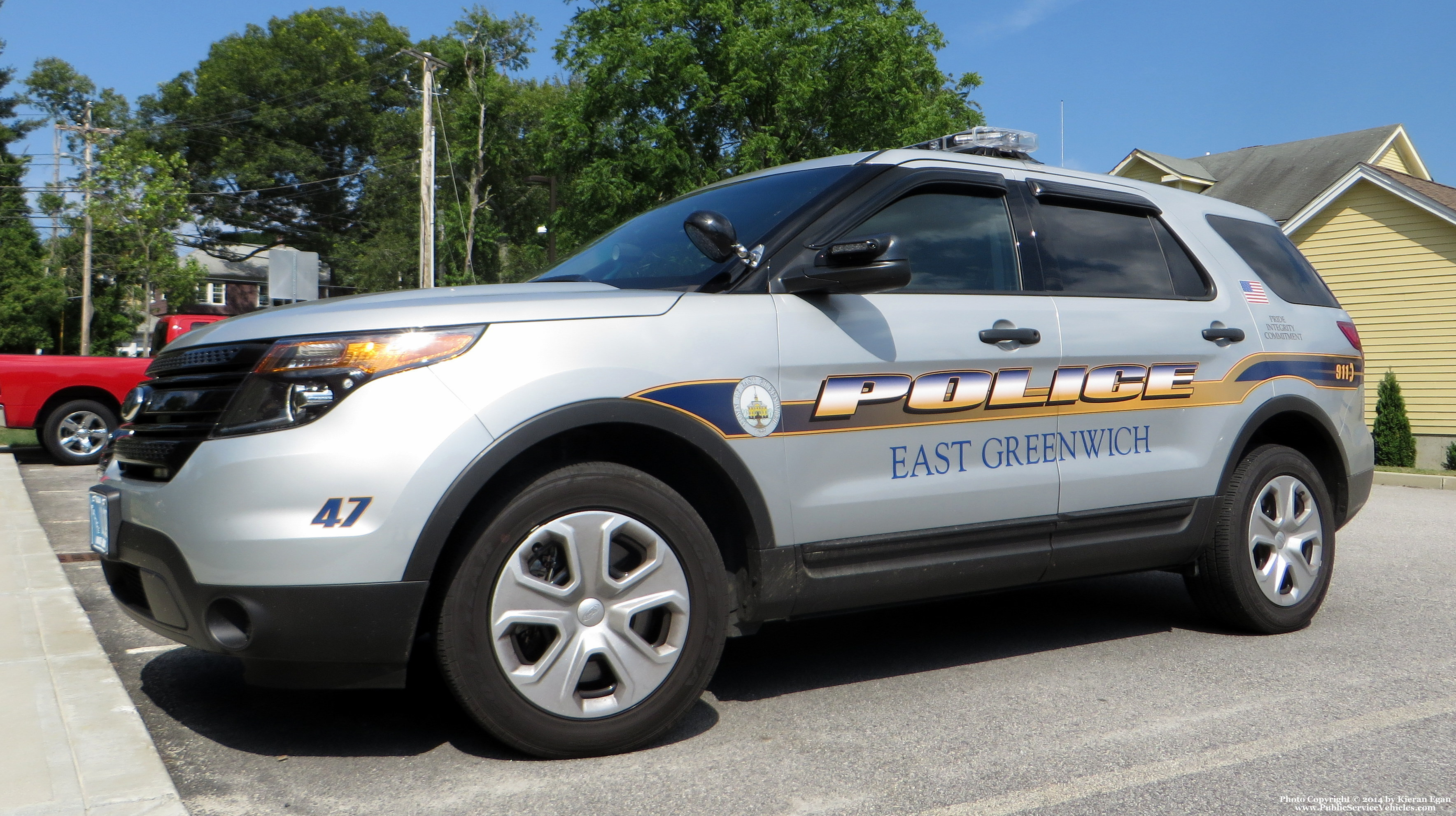 A photo  of East Greenwich Police
            Cruiser 1247, a 2014 Ford Police Interceptor Utility             taken by Kieran Egan