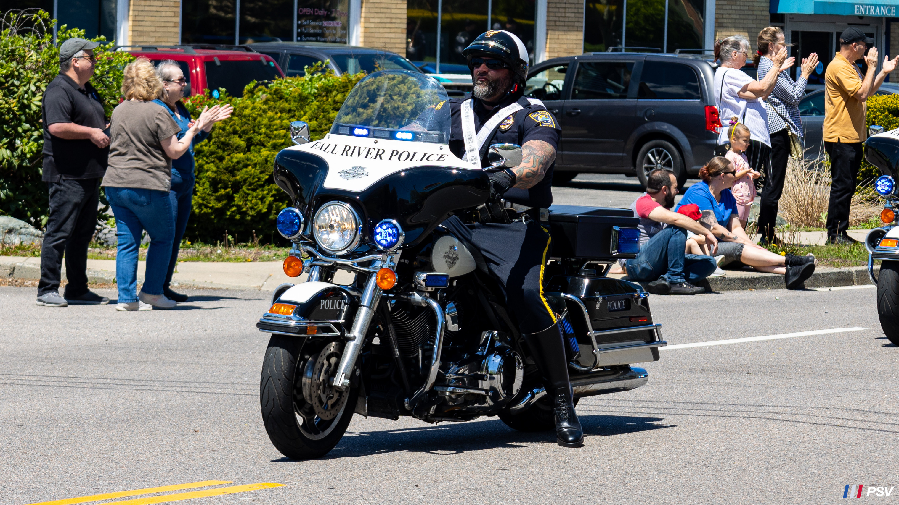 A photo  of Fall River Police
            Motorcycle 8, a 2011 Harley-Davidson Electra Glide             taken by Kieran Egan