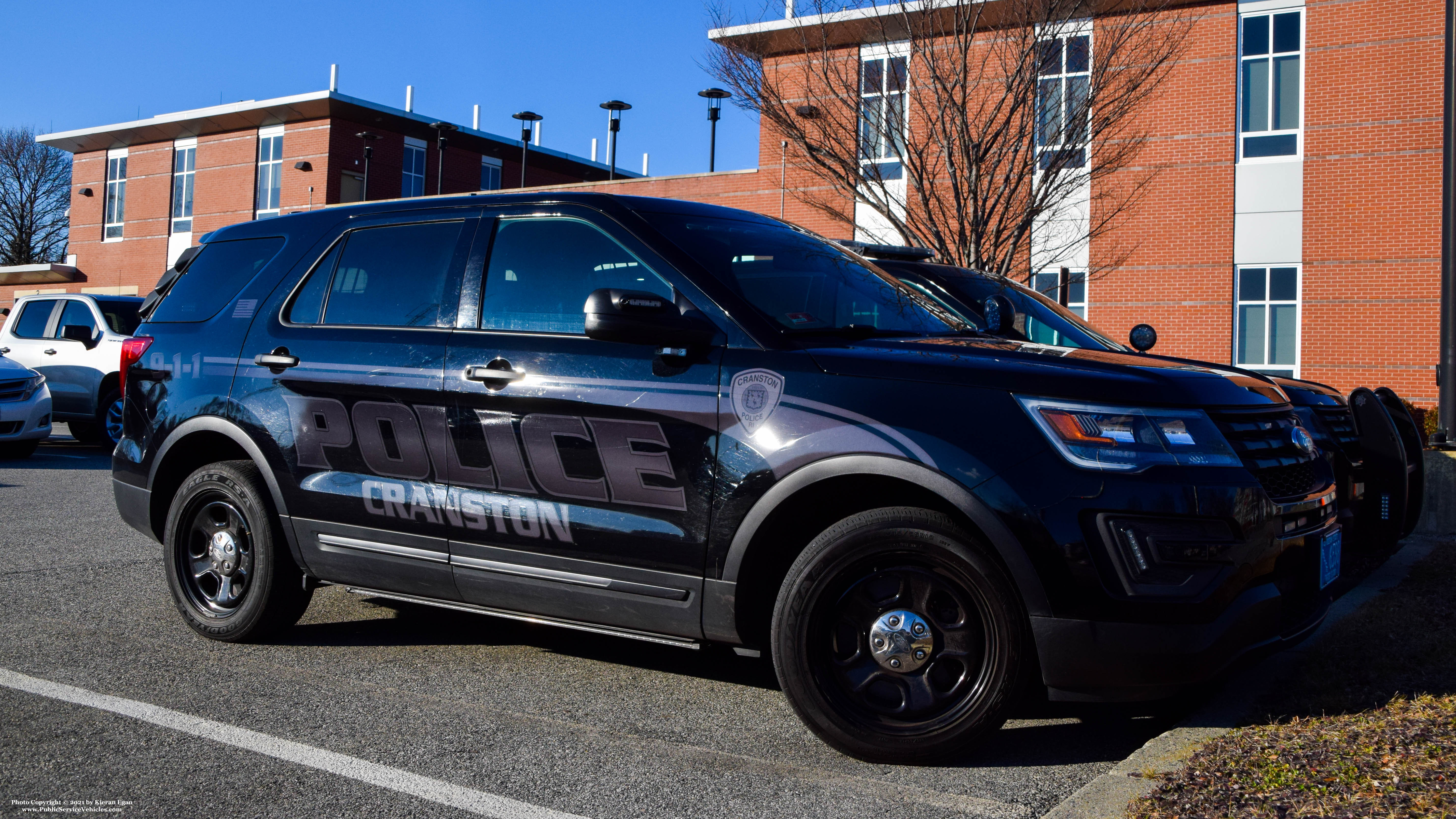 A photo  of Cranston Police
            Cruiser 205, a 2019 Ford Police Interceptor Utility             taken by Kieran Egan