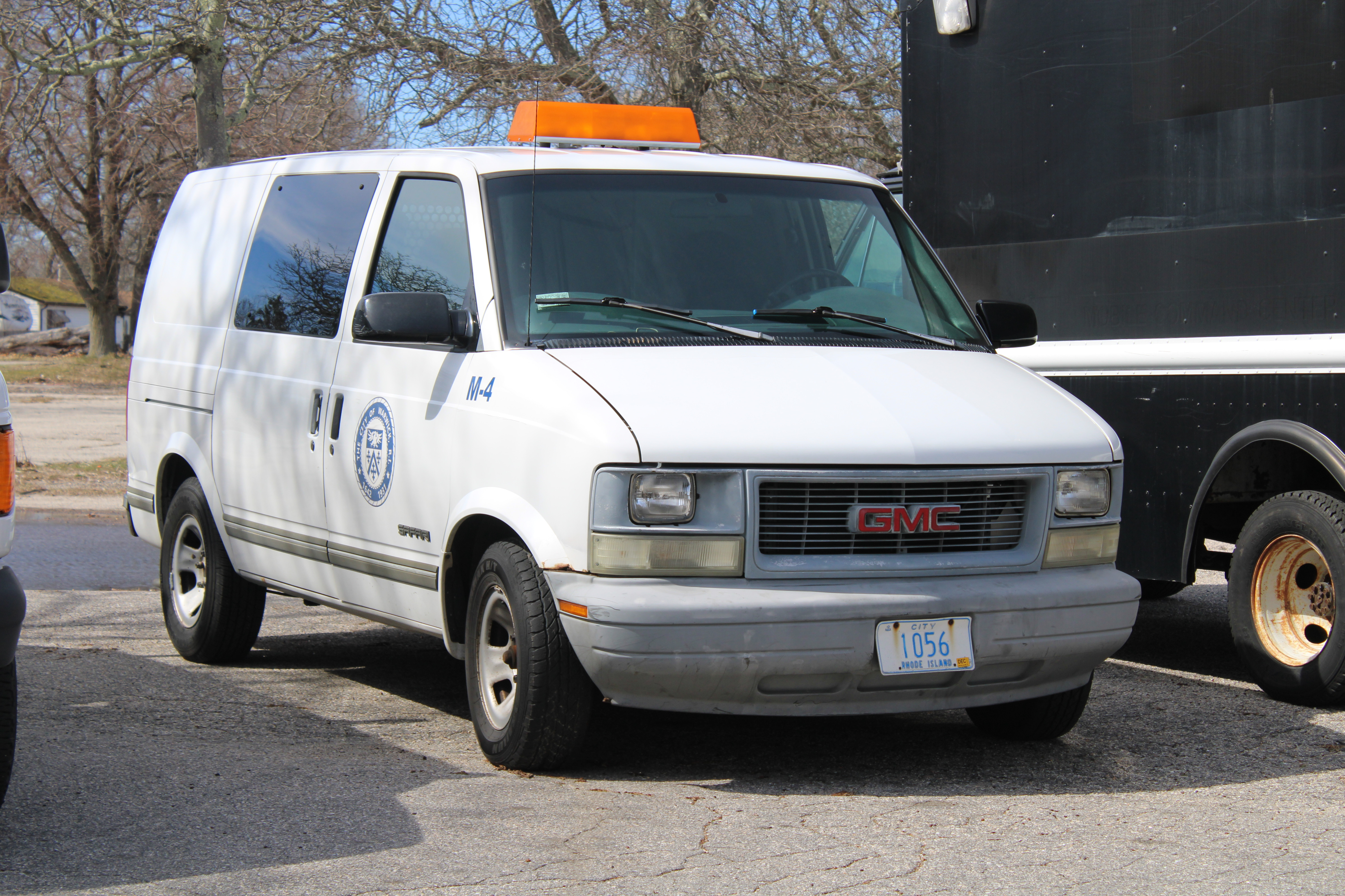 A photo  of Warwick Public Works
            Van 1056, a 1995-2005 GMC Safari             taken by @riemergencyvehicles