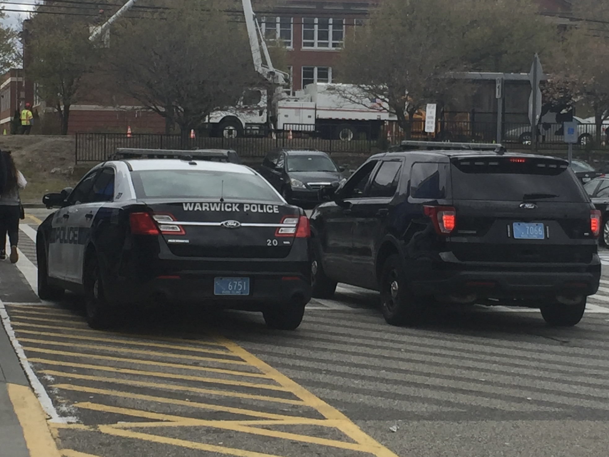A photo of Warwick Police
Cruiser P-20, a 2016 Ford Police Interceptor Sedan taken by @riemergencyvehicles