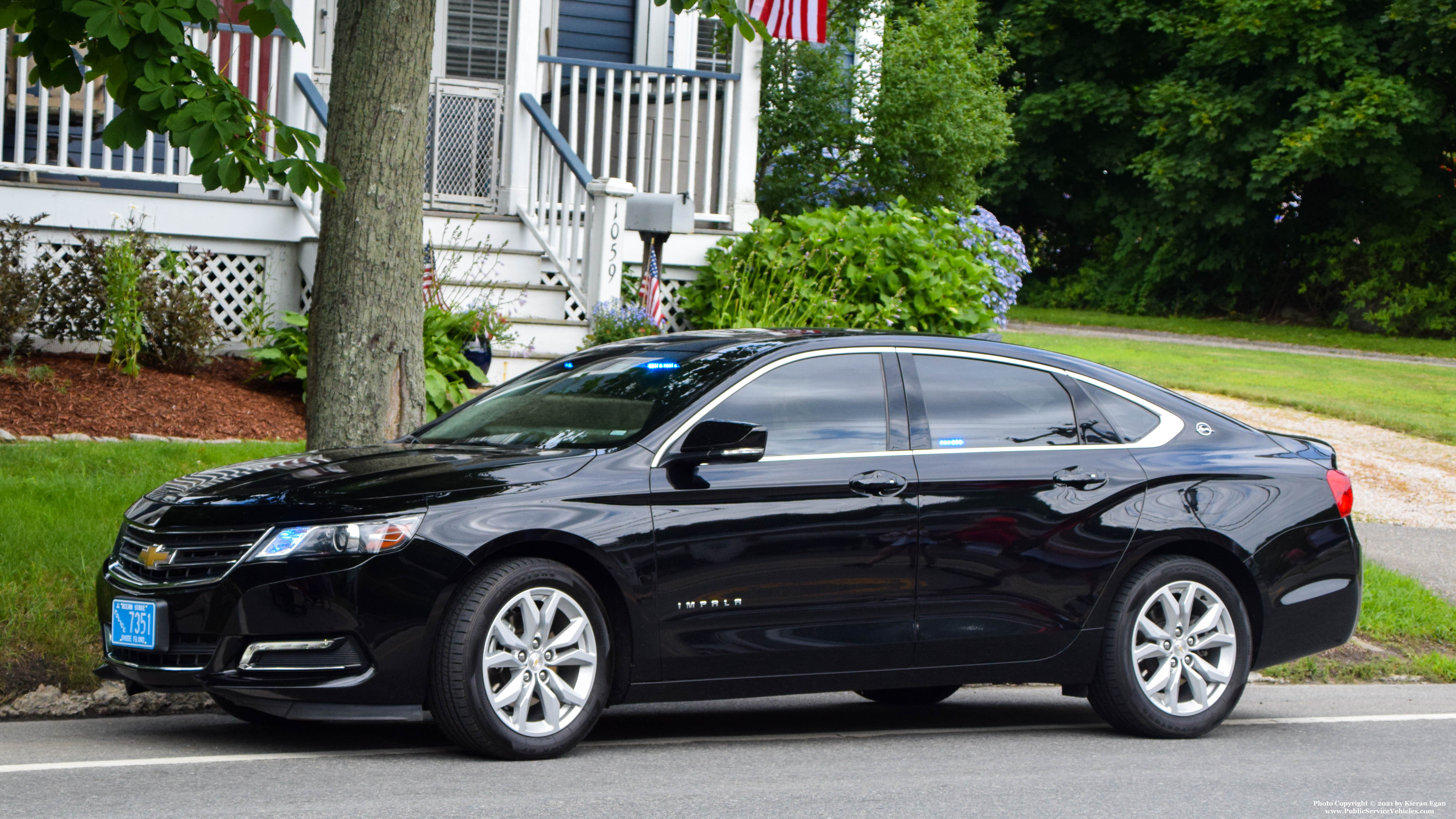 A photo  of Bristol Police
            Cruiser 7351, a 2014-2020 Chevrolet Impala             taken by Kieran Egan