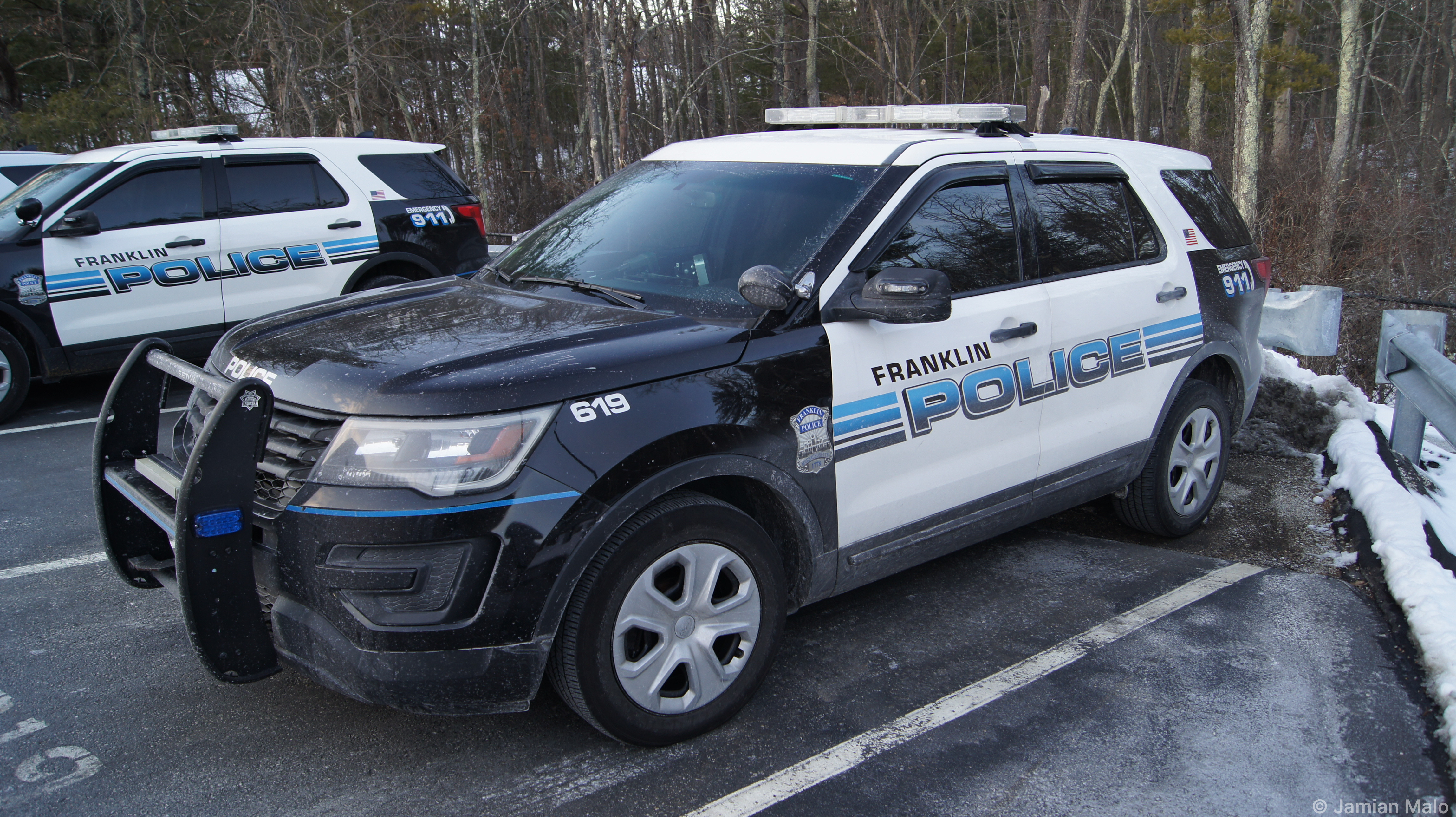 A photo  of Franklin Police
            Cruiser 619, a 2016-2019 Ford Police Interceptor Utility             taken by Jamian Malo