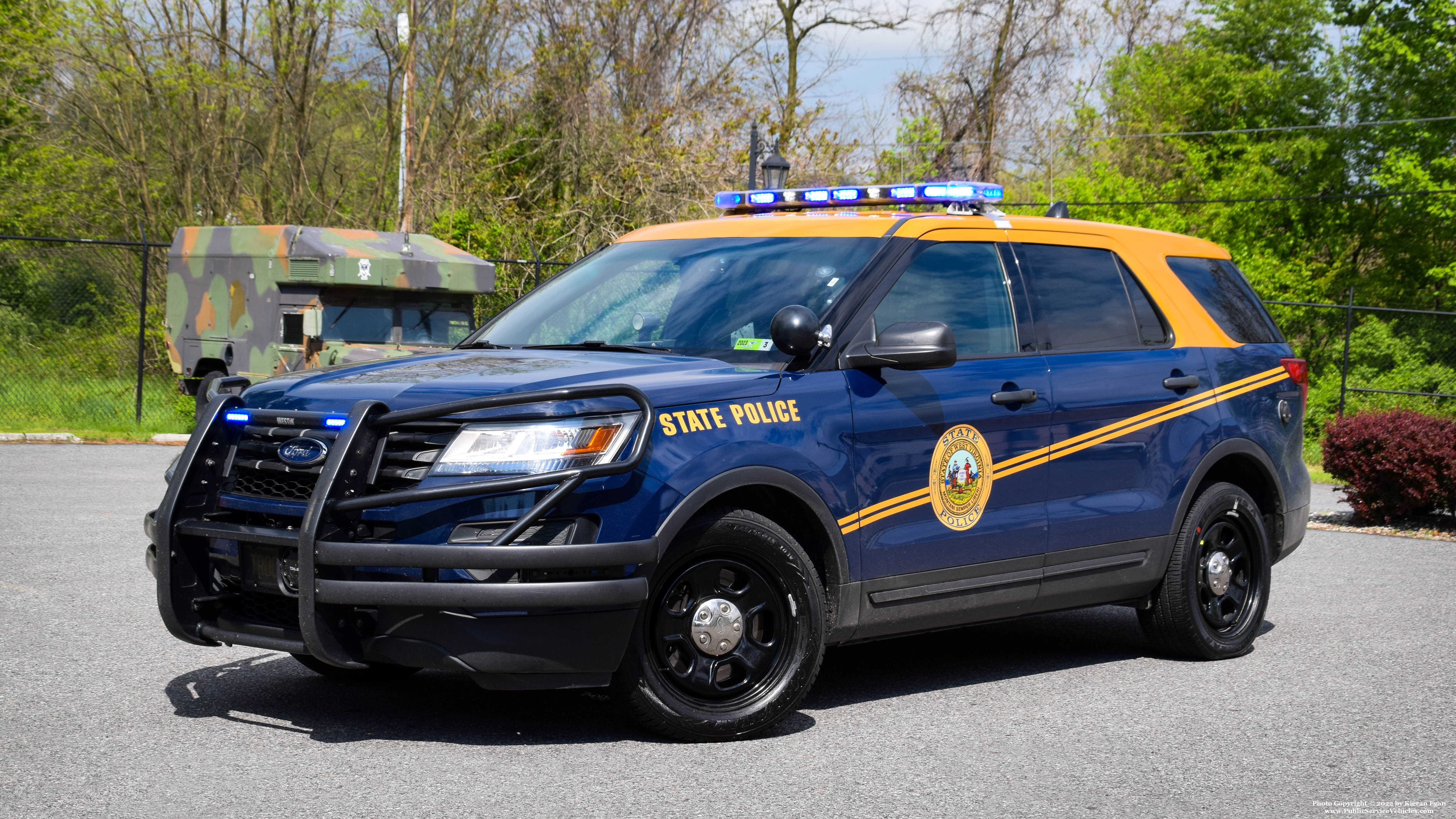 A photo  of West Virginia State Police
            Cruiser 236, a 2018 Ford Police Interceptor Utility             taken by Kieran Egan