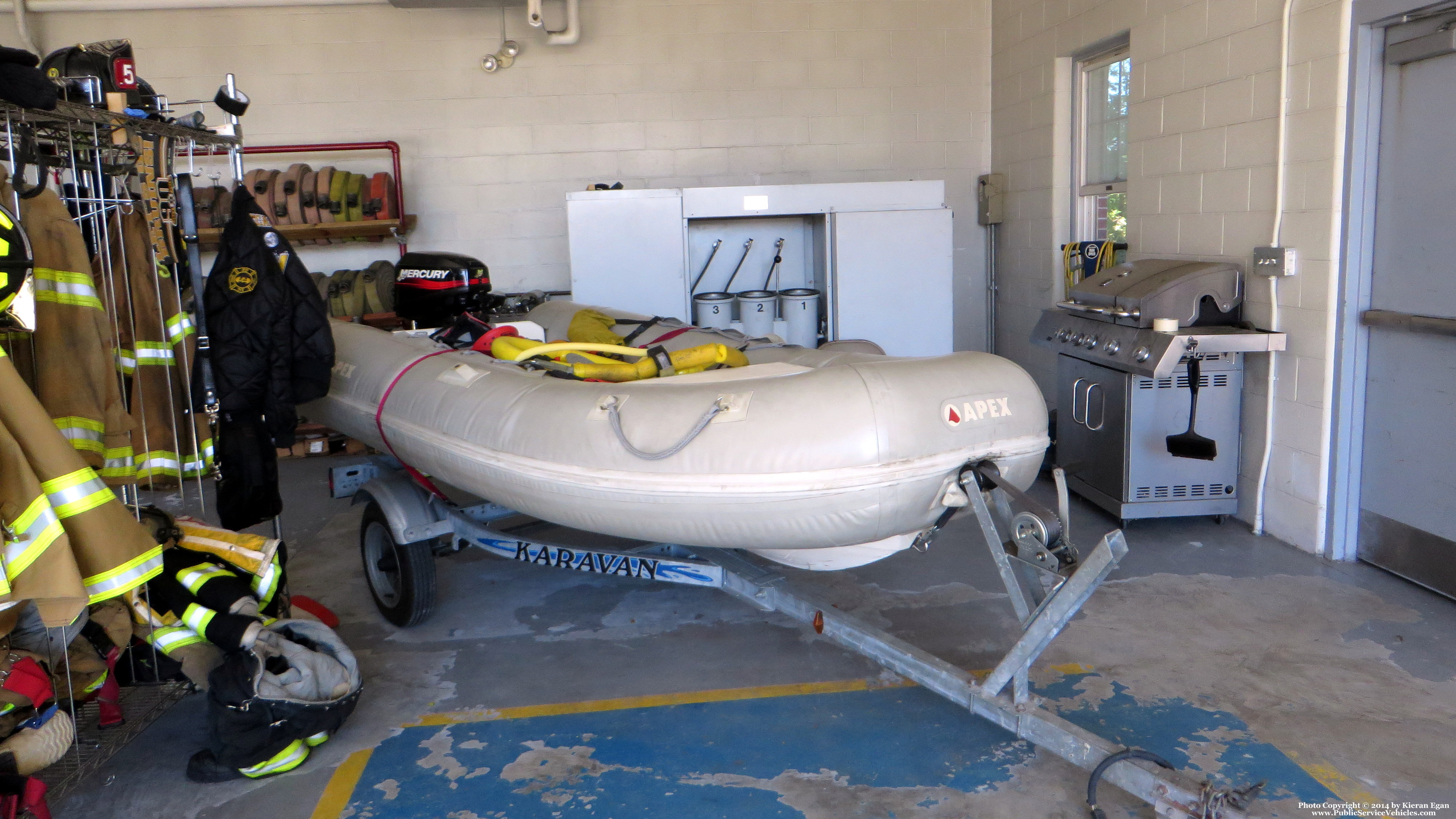 A photo  of Saylesville Fire District
            Boat 5, a 1990-2010 Marine Unit             taken by Kieran Egan