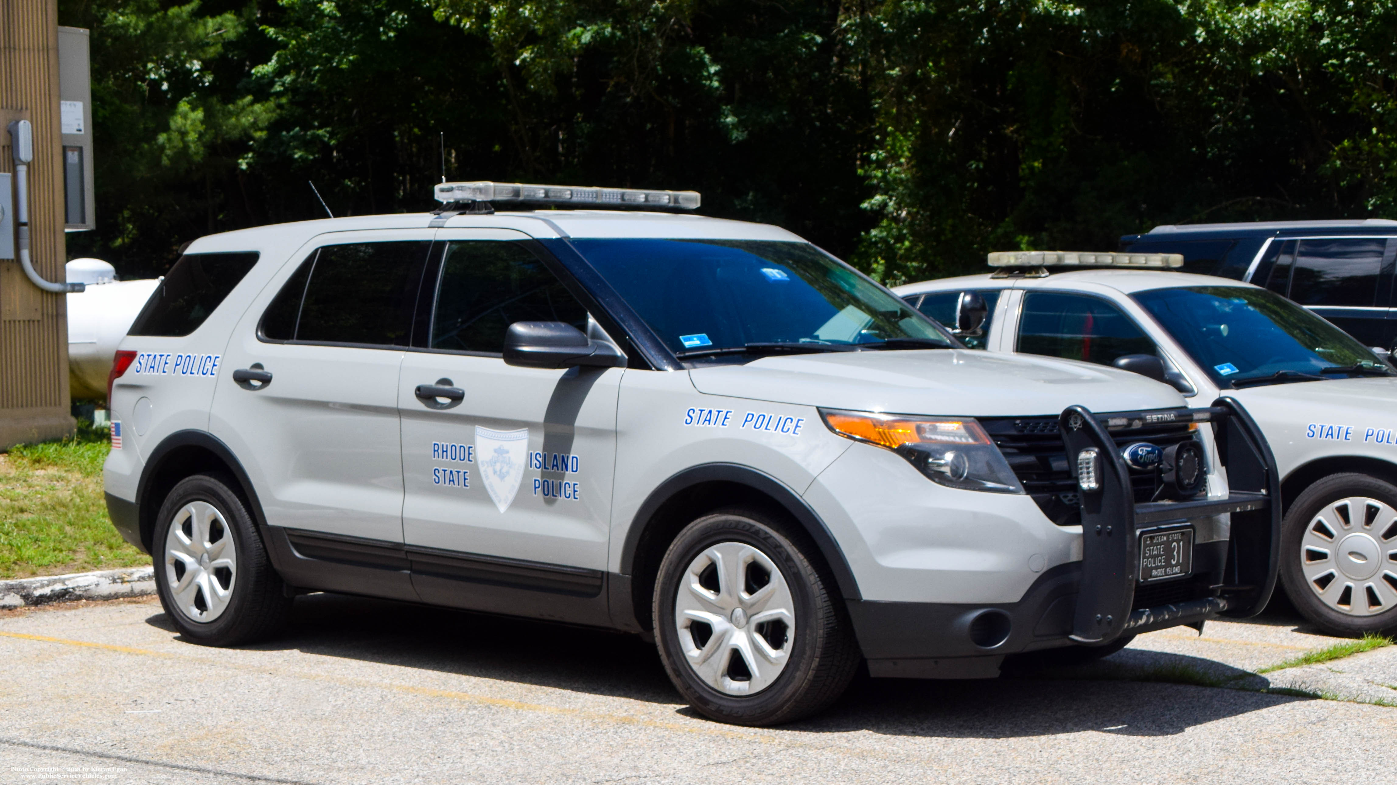 A photo  of Rhode Island State Police
            Cruiser 31, a 2013 Ford Police Interceptor Utility             taken by Kieran Egan