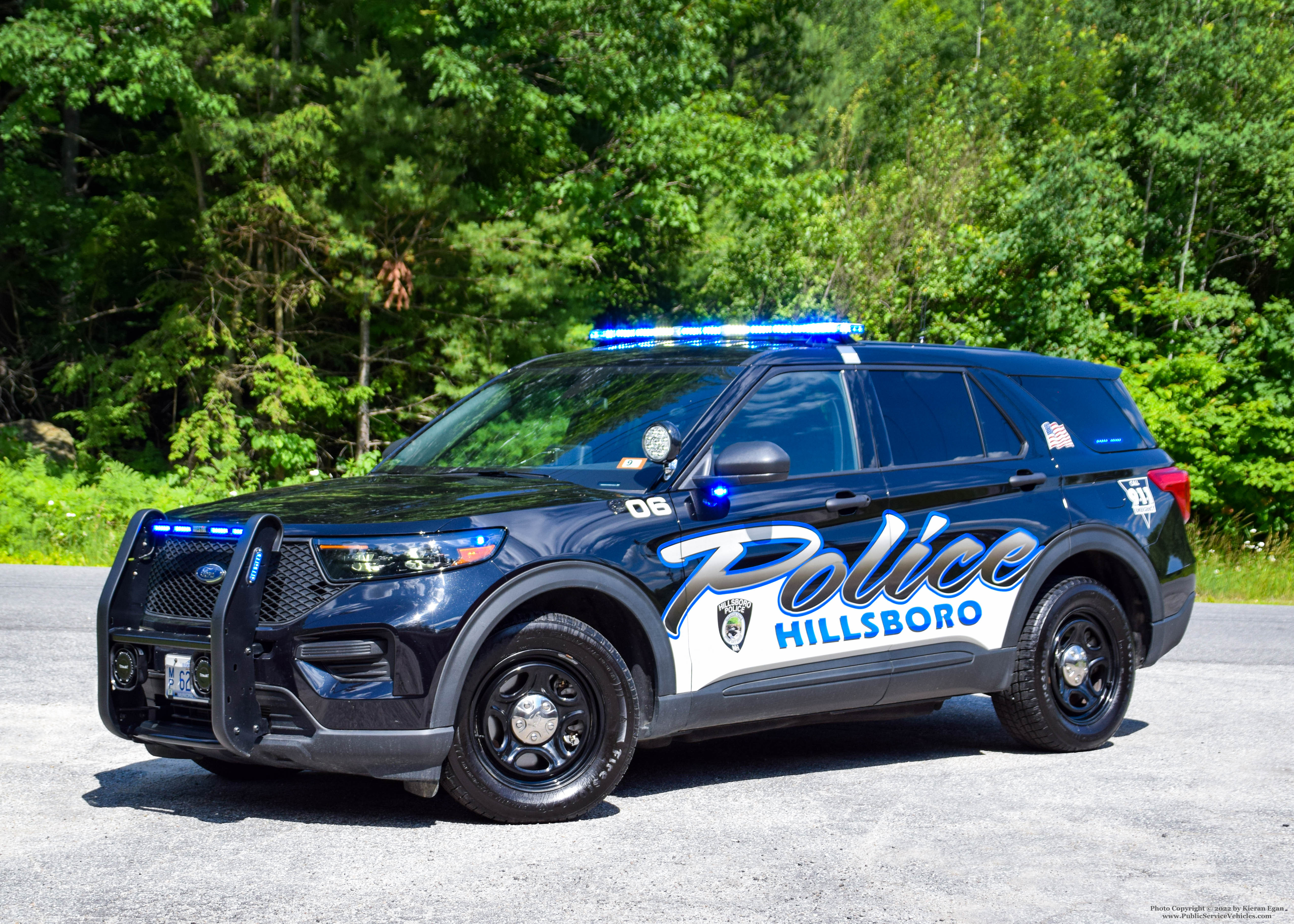 A photo  of Hillsborough Police
            Car 6, a 2021 Ford Police Interceptor Utility             taken by Kieran Egan