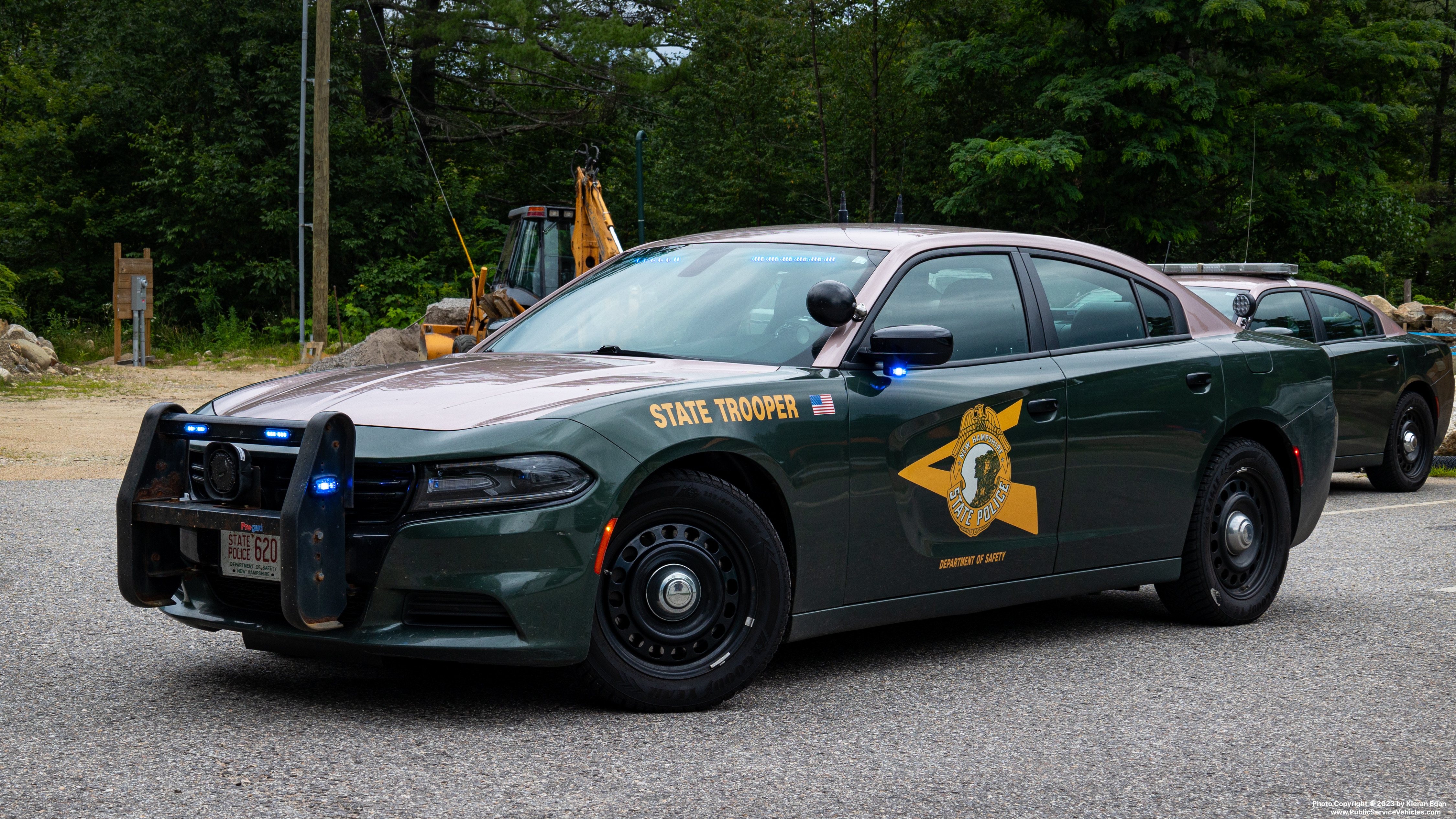 A photo  of New Hampshire State Police
            Cruiser 620, a 2017-2019 Dodge Charger             taken by Kieran Egan