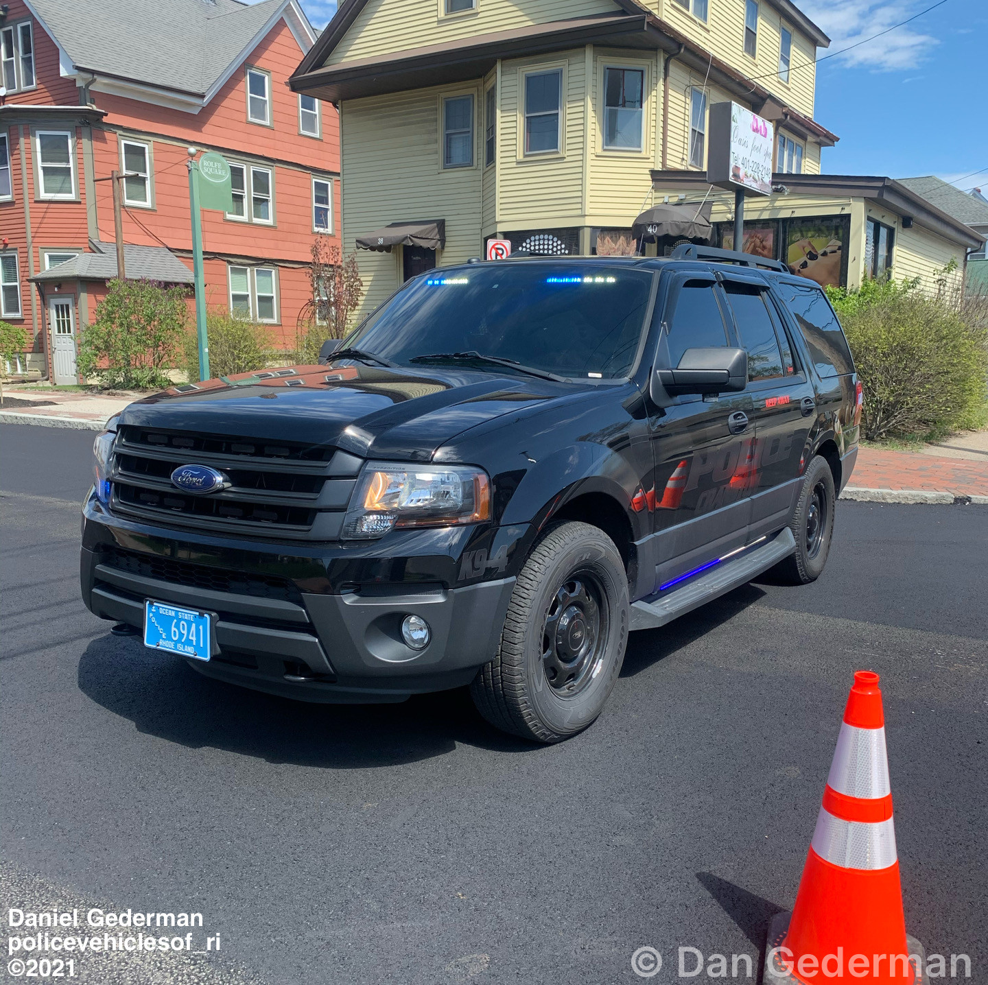 A photo  of Cranston Police
            K9-4, a 2016 Ford Expedition             taken by Dan Gederman