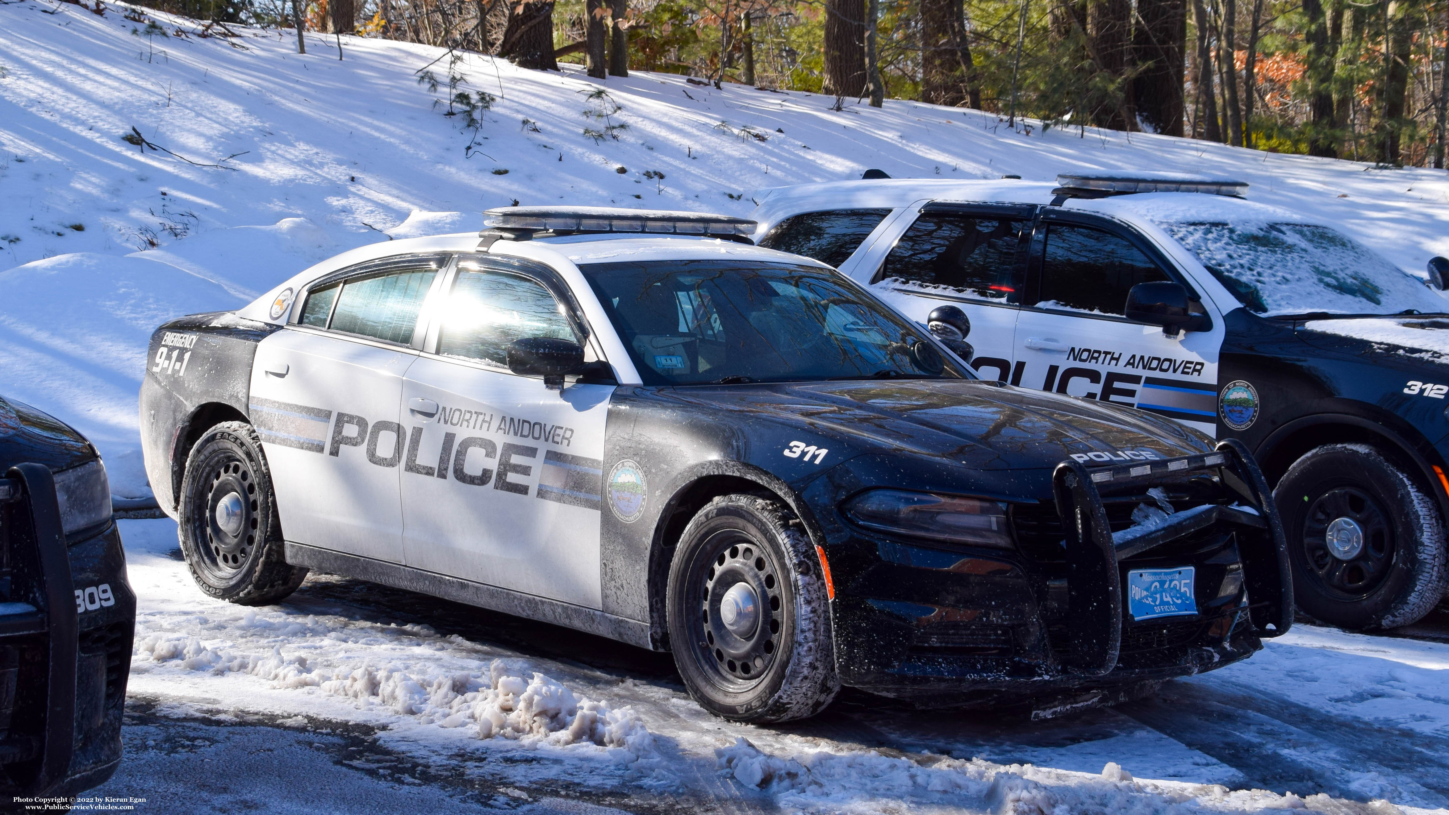 A photo  of North Andover Police
            Cruiser 311, a 2019 Dodge Charger             taken by Kieran Egan