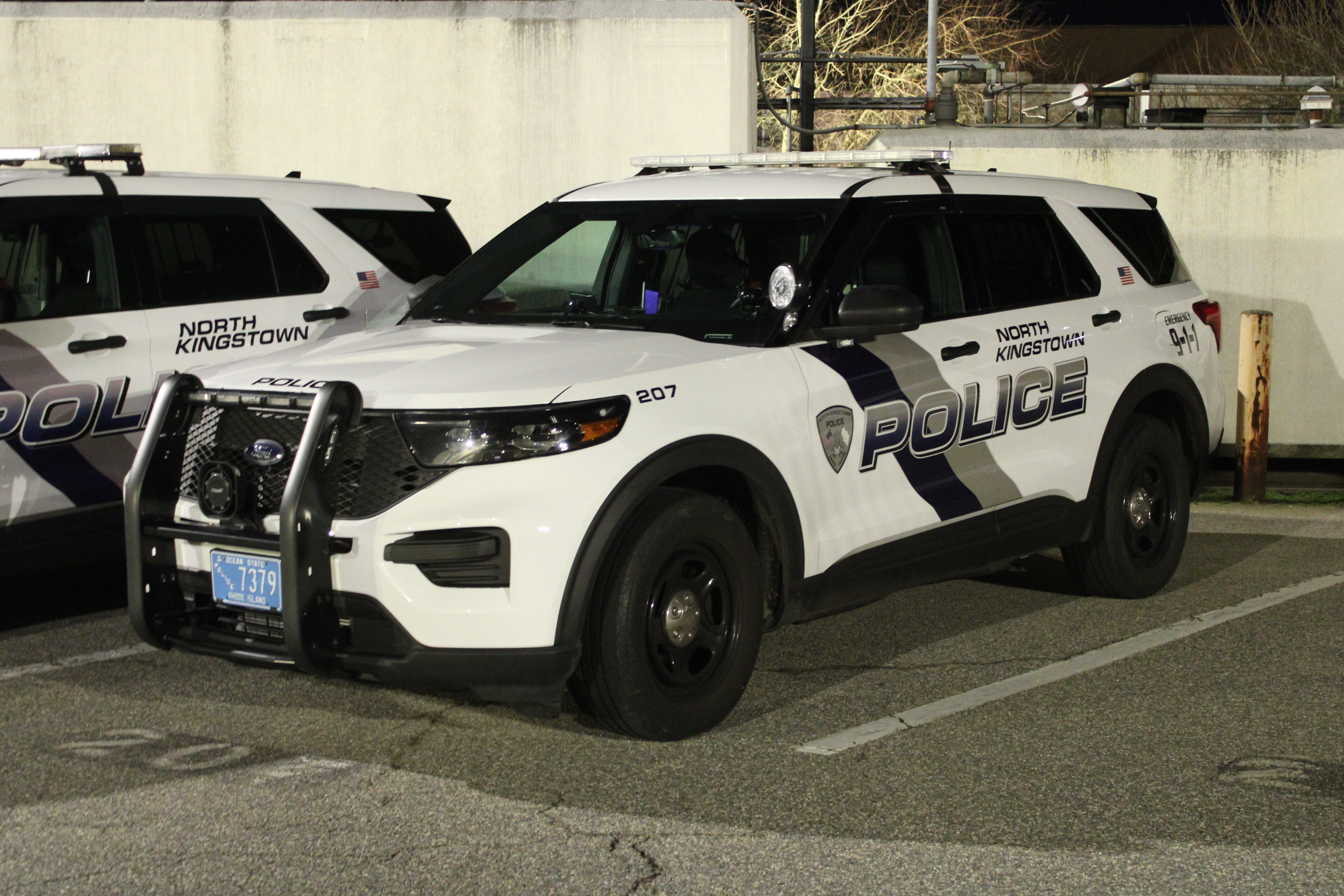 A photo  of North Kingstown Police
            Cruiser 207, a 2021 Ford Police Interceptor Utility             taken by @riemergencyvehicles
