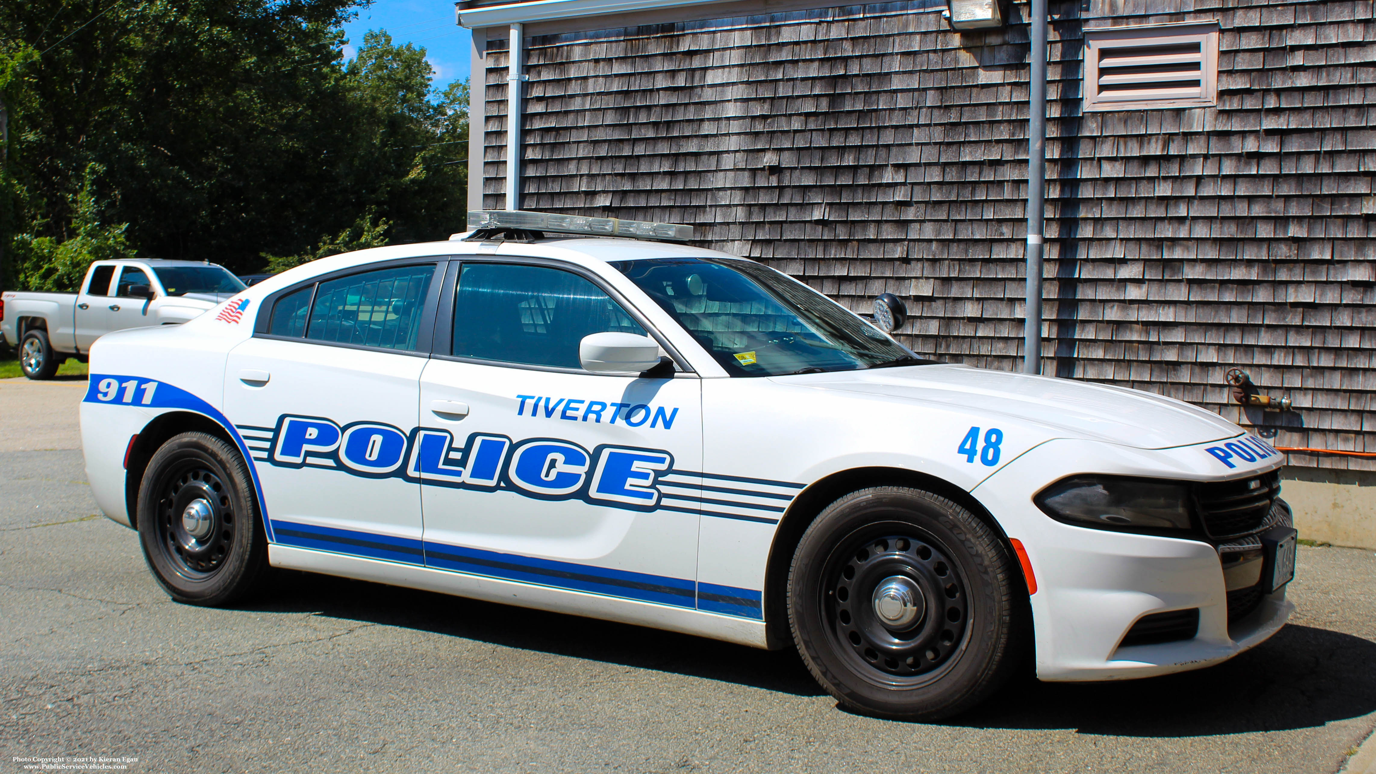 A photo  of Tiverton Police
            Car 48, a 2016 Dodge Charger             taken by Kieran Egan