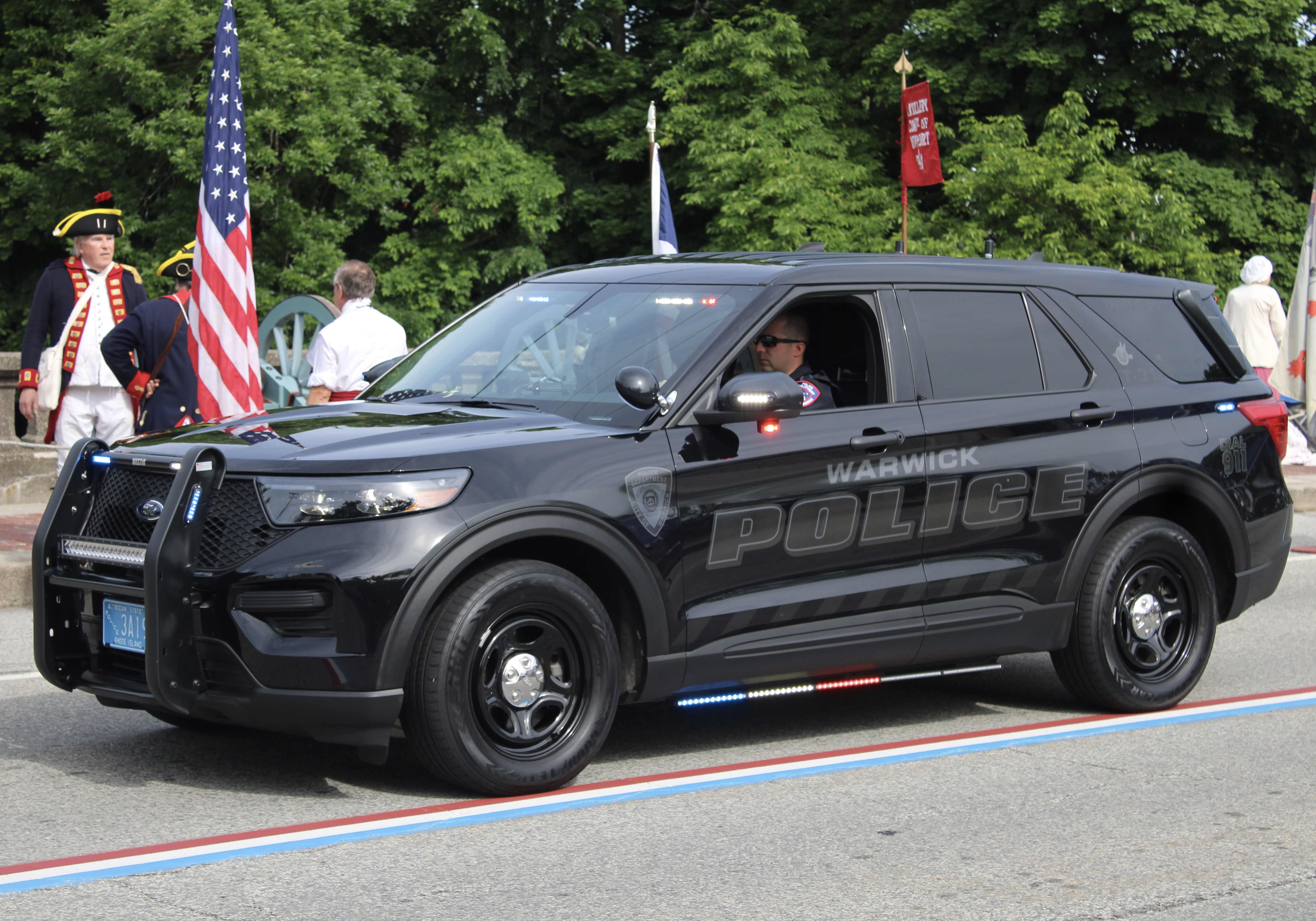 A photo  of Warwick Police
            Cruiser T-31, a 2021 Ford Police Interceptor Utility             taken by @riemergencyvehicles