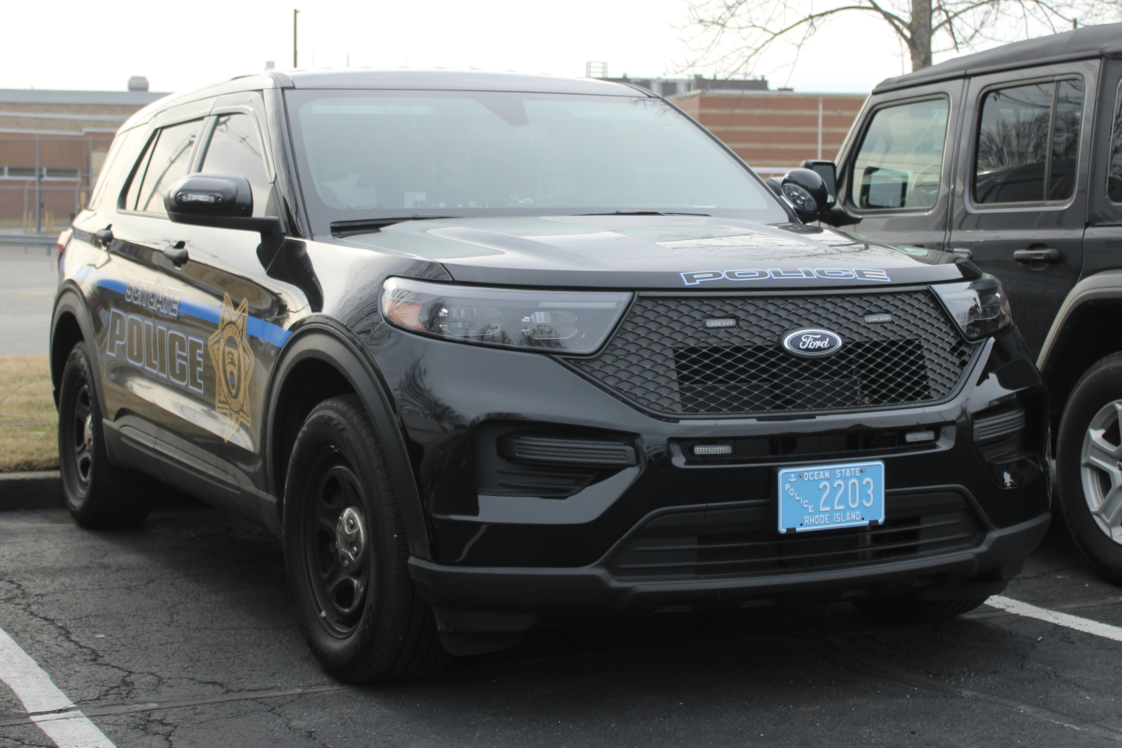 A photo  of Scituate Police
            Cruiser 2203, a 2022 Ford Police Interceptor Utility             taken by @riemergencyvehicles
