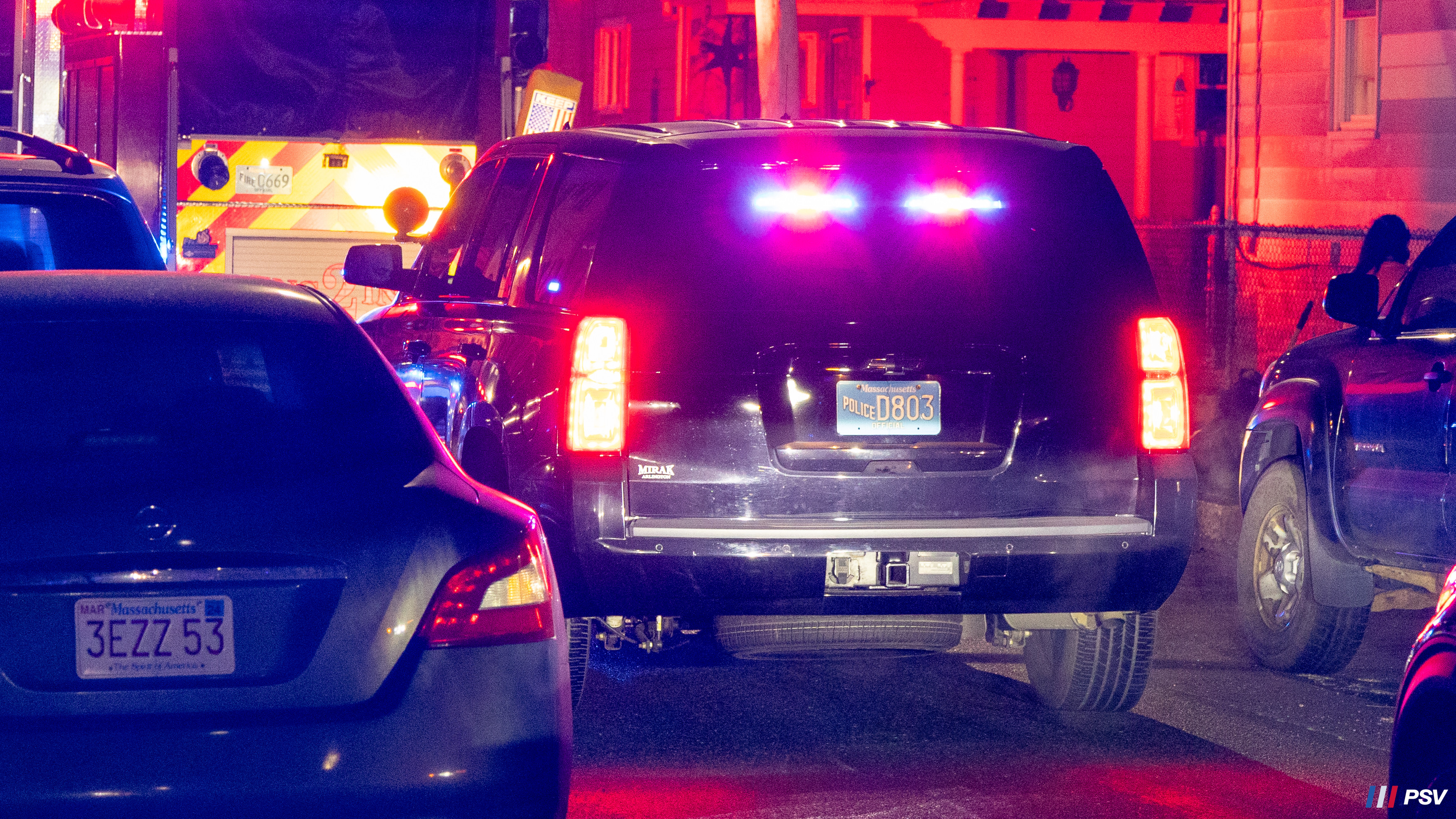 A photo  of Fall River Police
            S-2, a 2019 Chevrolet Tahoe             taken by Kieran Egan